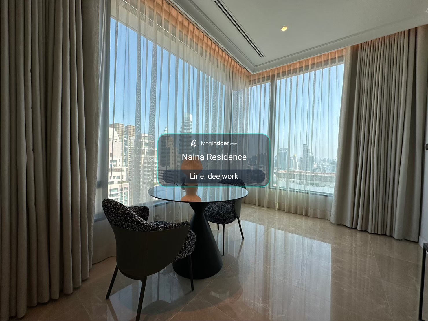 AVAILABLE NOW Elegant 3 Bed at Sindhorn Residence with Panoramic View – รูปที่ 2