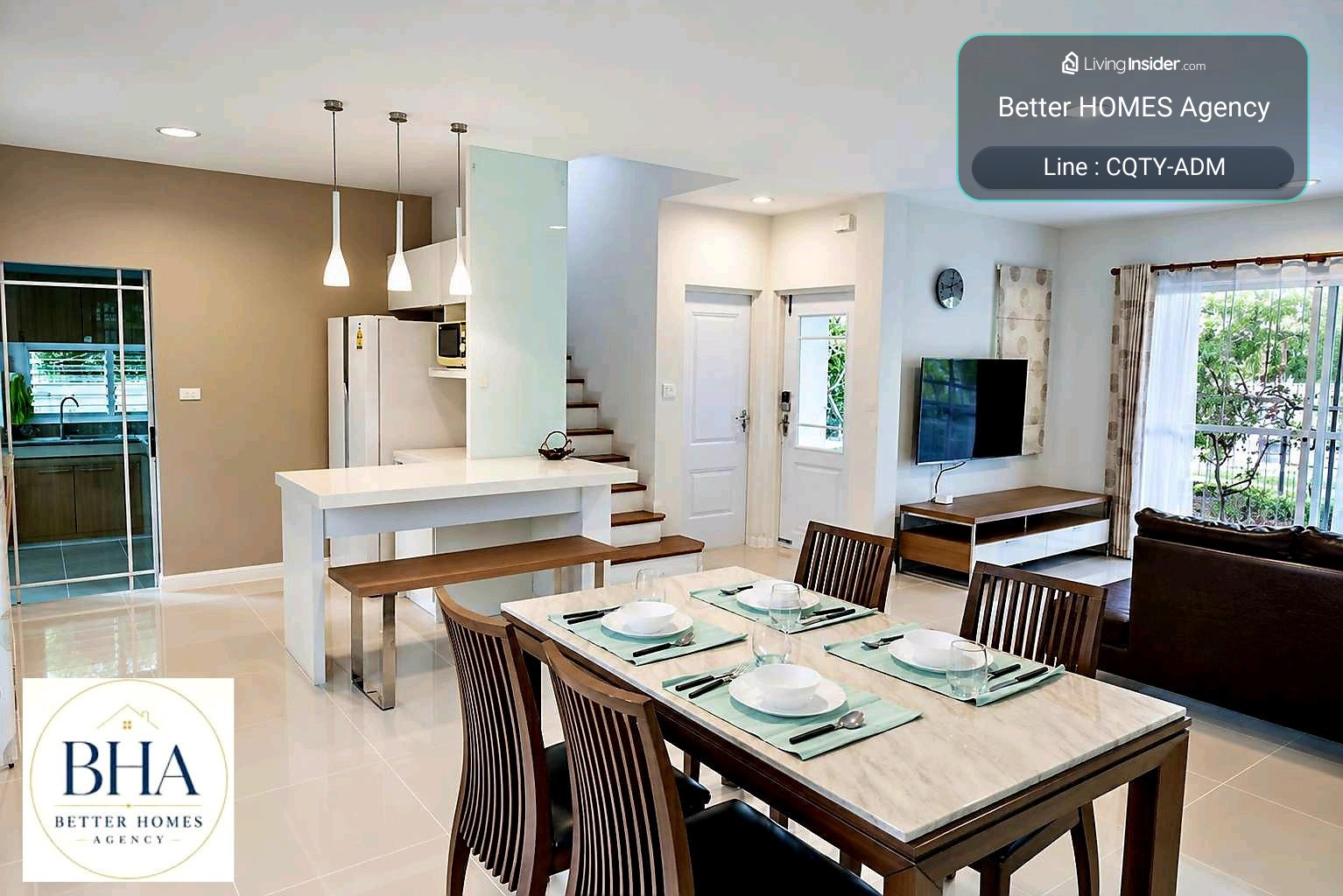 🎖บ้านเช่า🎖 นนทบุรี ใกล้ DBS SISB เซ็นทรัลแจ้งวัฒนะ แบบ 3 นอน 3 น้ำ – รูปที่ 4