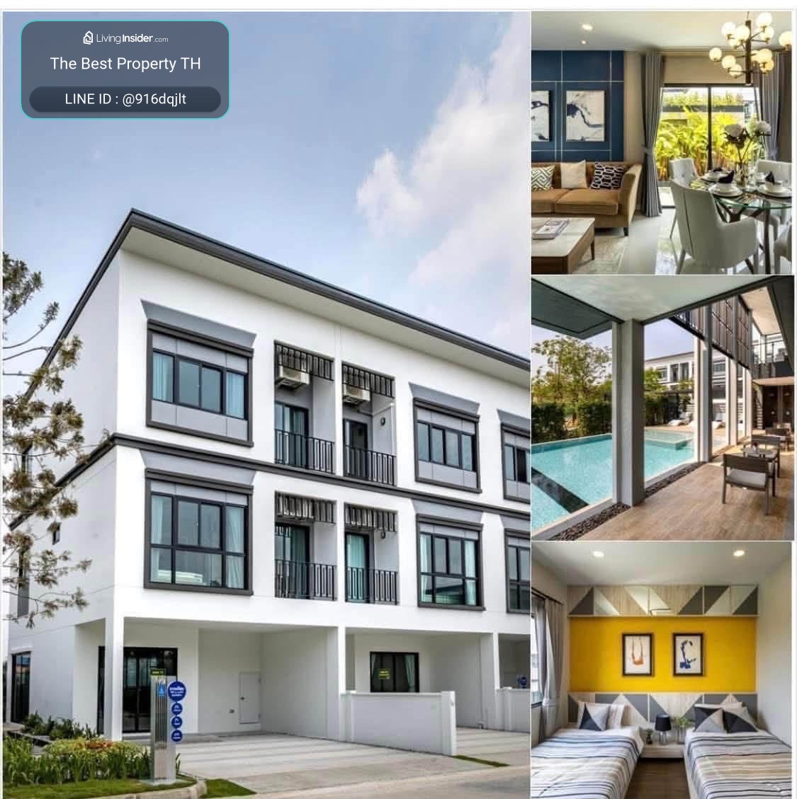 🏡 ให้เช่า | บ้านลุมพินี ทาวน์เพลส สุขุมวิท–ศรีนครินทร์ ✨ ทาวน์โฮม 3 ชั้น บ้านใหม่เพิ่งโอน พื้นที่กว้าง ฟังก์ชันครบ – รูปที่ 2