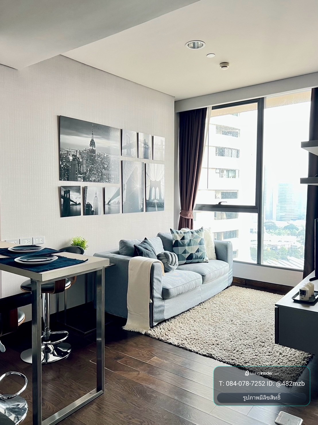 🔥 พร้อมย้ายเข้า 2/10/69 ห้องสวยชั้นสูงใจกลางพร้อมพงษ์ | The Lumpini 24 | 1 Bedroom 39 ตร.ม. | 35,000 บาท/เดือน | ใกล้ BTS พร้อมพงษ์ & EM District – รูปที่ 3
