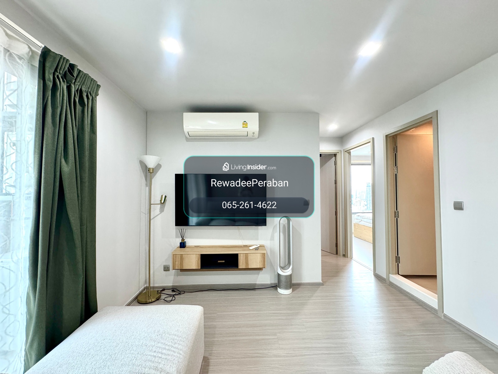ให้เช่า ✨ Life Ladprao ขนาด 2 ห้องนอน 1 ห้องน้ำ ตำแหน่งห้องมุม 49.2sqm พร้อมย้ายเข้า เพียง 35,000 บาท 📞 โทรเลย 065-2614622 แทมมี่ – รูปที่ 4