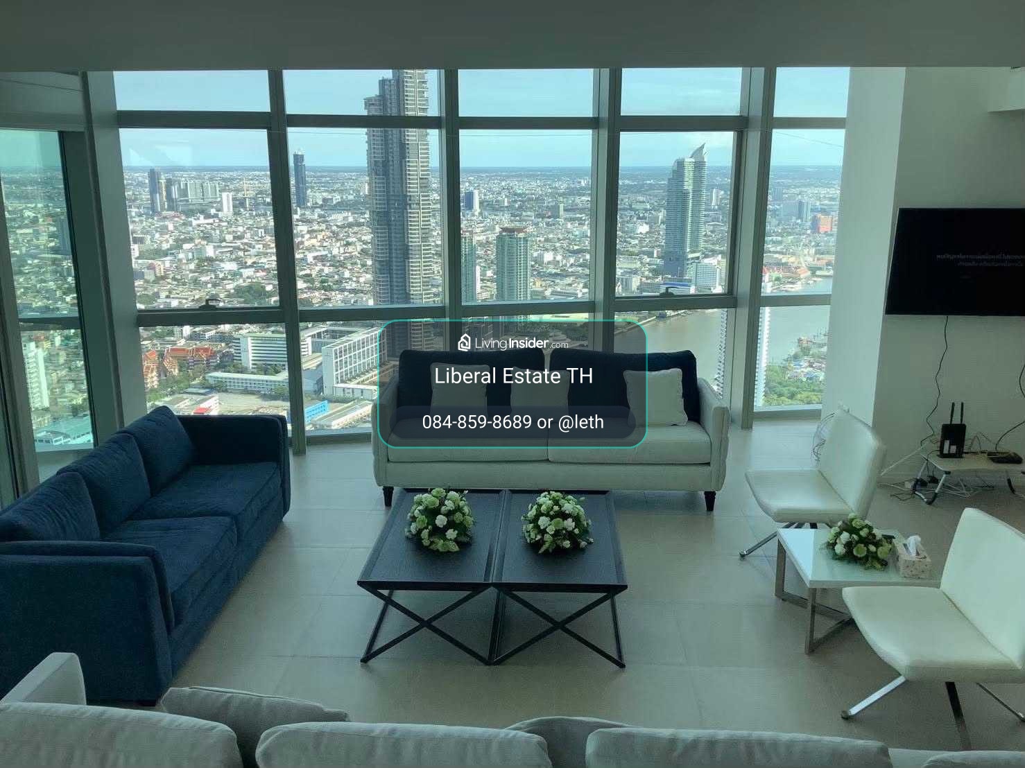 LTH16232 - Condo FOR RENT THE RIVER CONDOMINIUM | Duplex Penthouse | 410 sq.m. | 3 Bed 4 Bath | BTS Charoen Nakhon | 400K/Month | คอนโดให้เช่า เจริญนคร – รูปที่ 2