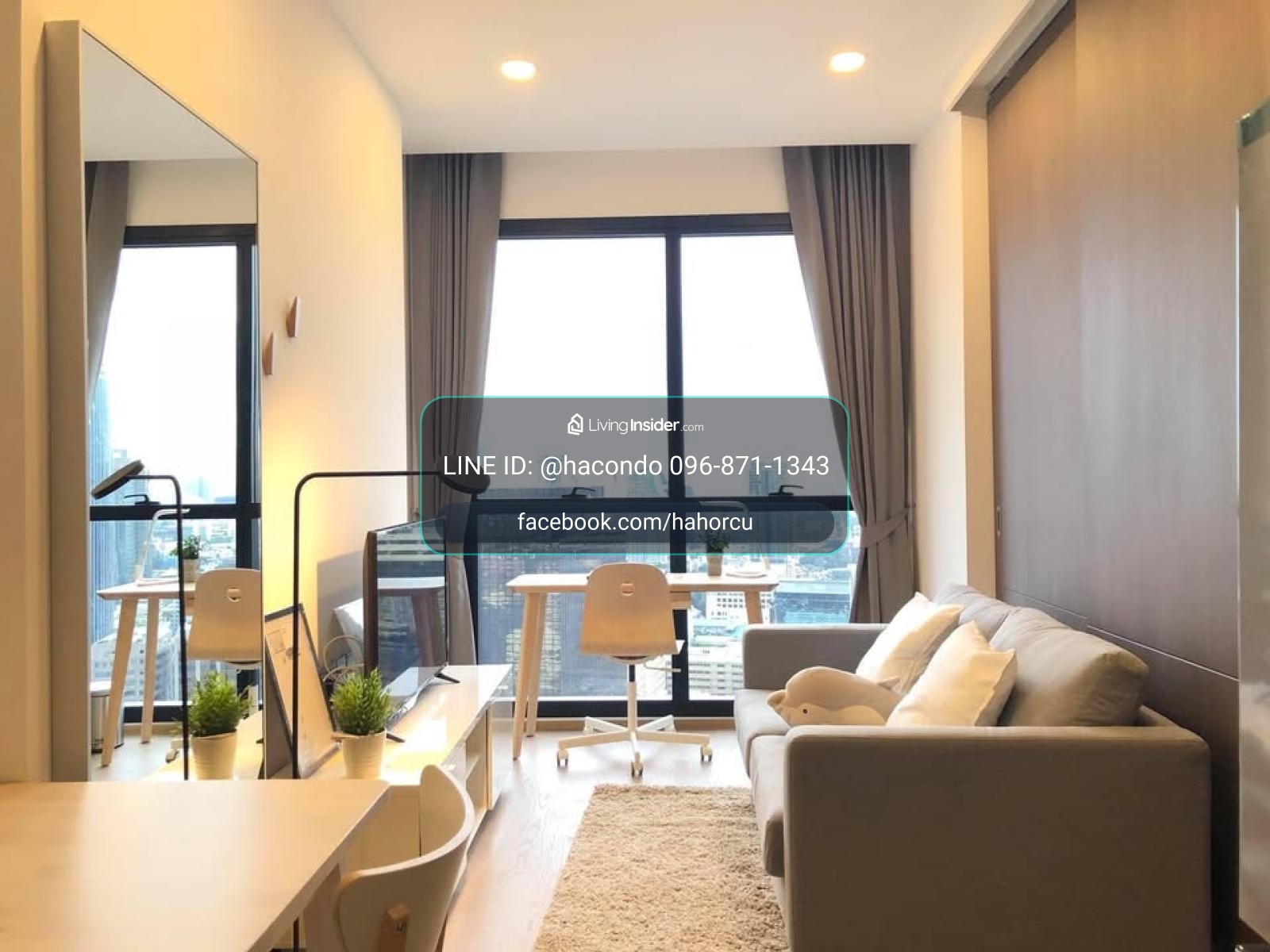 Ashton Chula - Silom【𝐒𝐄𝐋𝐋】พื้นที่ยืดหยุ่น ปรับเป็นมุมทำงานหรือพักผ่อนได้ง่าย ติดต่อไลน์ไอดี: @hacondo – รูปที่ 2