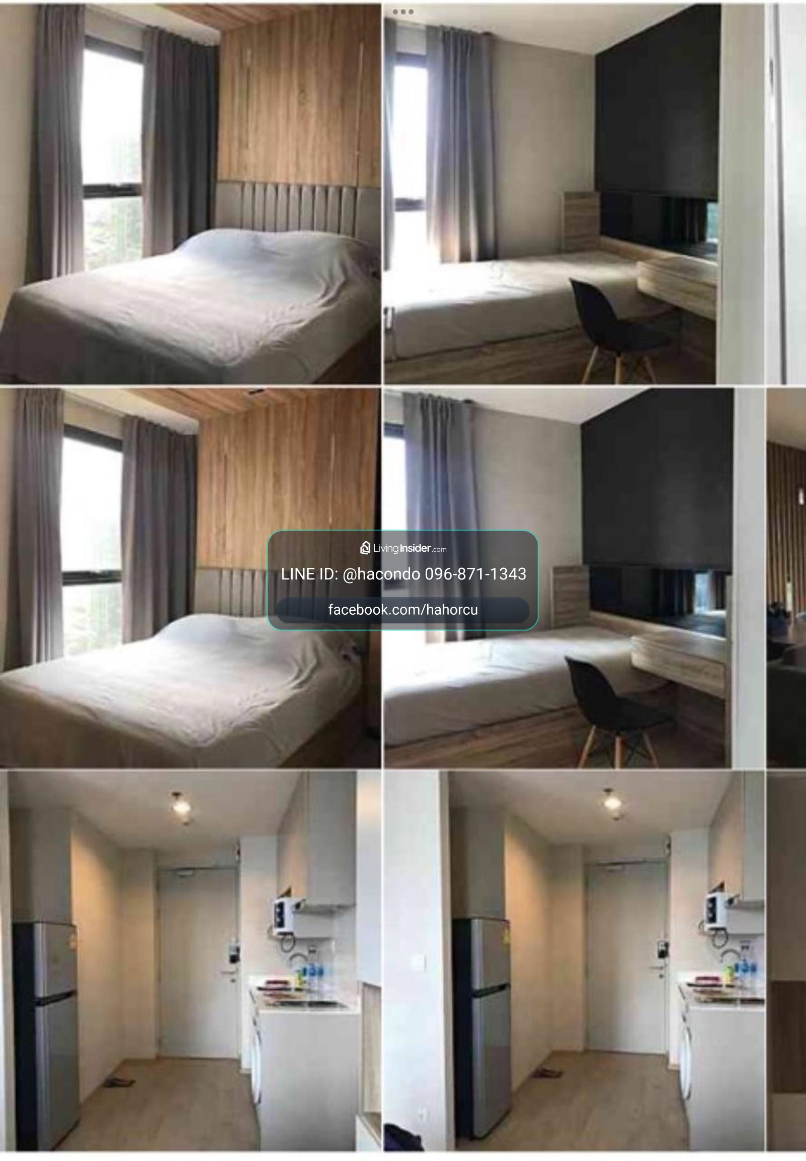 Ideo Q Ratchathewi【𝐒𝐄𝐋𝐋】ห้องตกแต่งทันสมัย แสงเข้าจัดเต็ม จัดได้ทั้งมุมทำงานและพื้นที่พักผ่อน ติดต่อไลน์ไอดี: @hacondo – รูปที่ 2