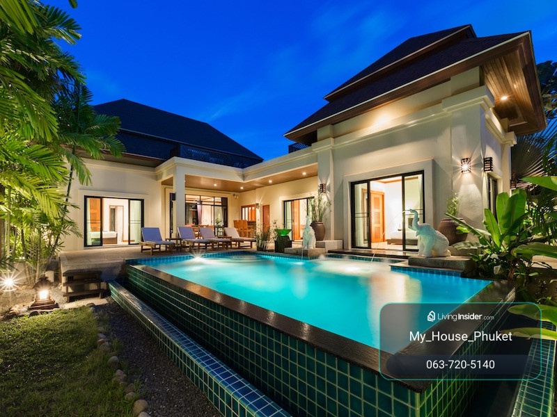 For Rent | Elegant 3-Bed Canal-Side Pool Villa in Nai Harn, Phuket  – รูปที่ 2