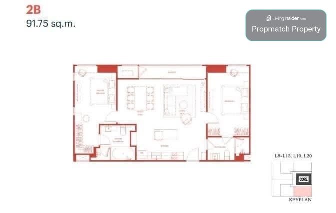 ✨Flash Deal ✨Via ARI ( 2Bed 2Bath 91.75SQM.) พร้อมอยู่ ! เพียง 22,550,000 บาท Tel.0981315848 @propmatch  – รูปที่ 2