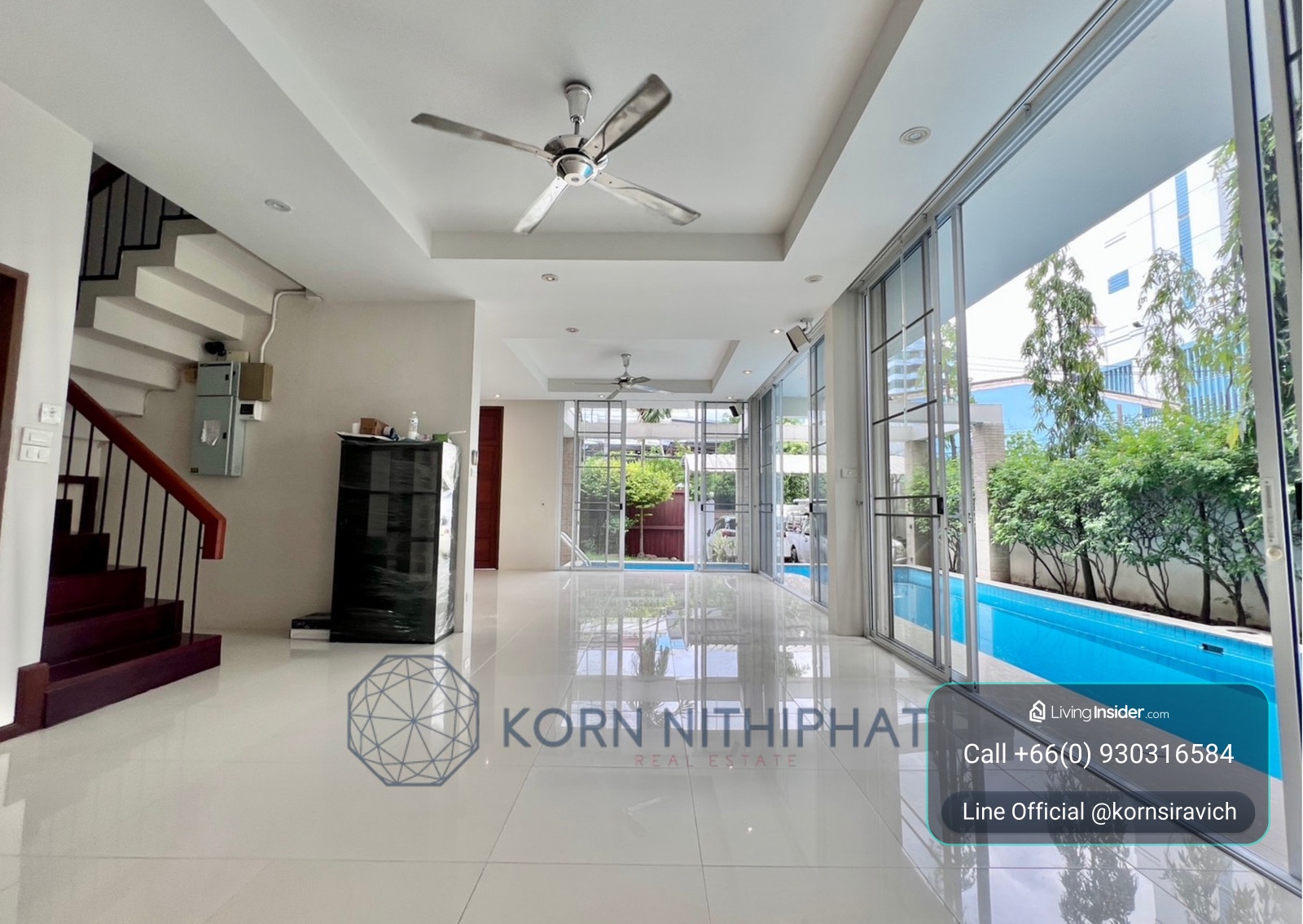 For Rent Pet Friendly Pool Villa in Thonglor - Sukhumvit 55, Bangkok | Space 600SQM 4BR 4BA 2PARKINGS – รูปที่ 3