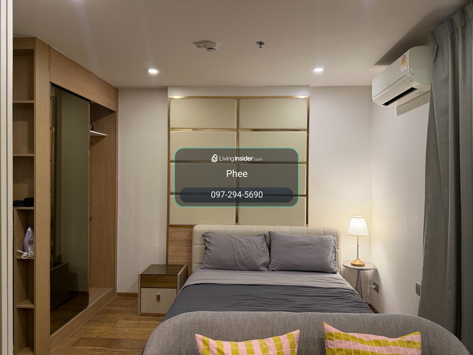 Q Chidlom Phetchaburi  1 Bedroom 1 Bathroom  35 SQM Rent 39000 THB 1 Month minimum  Bill included + Monitor Screen provided  – รูปที่ 4