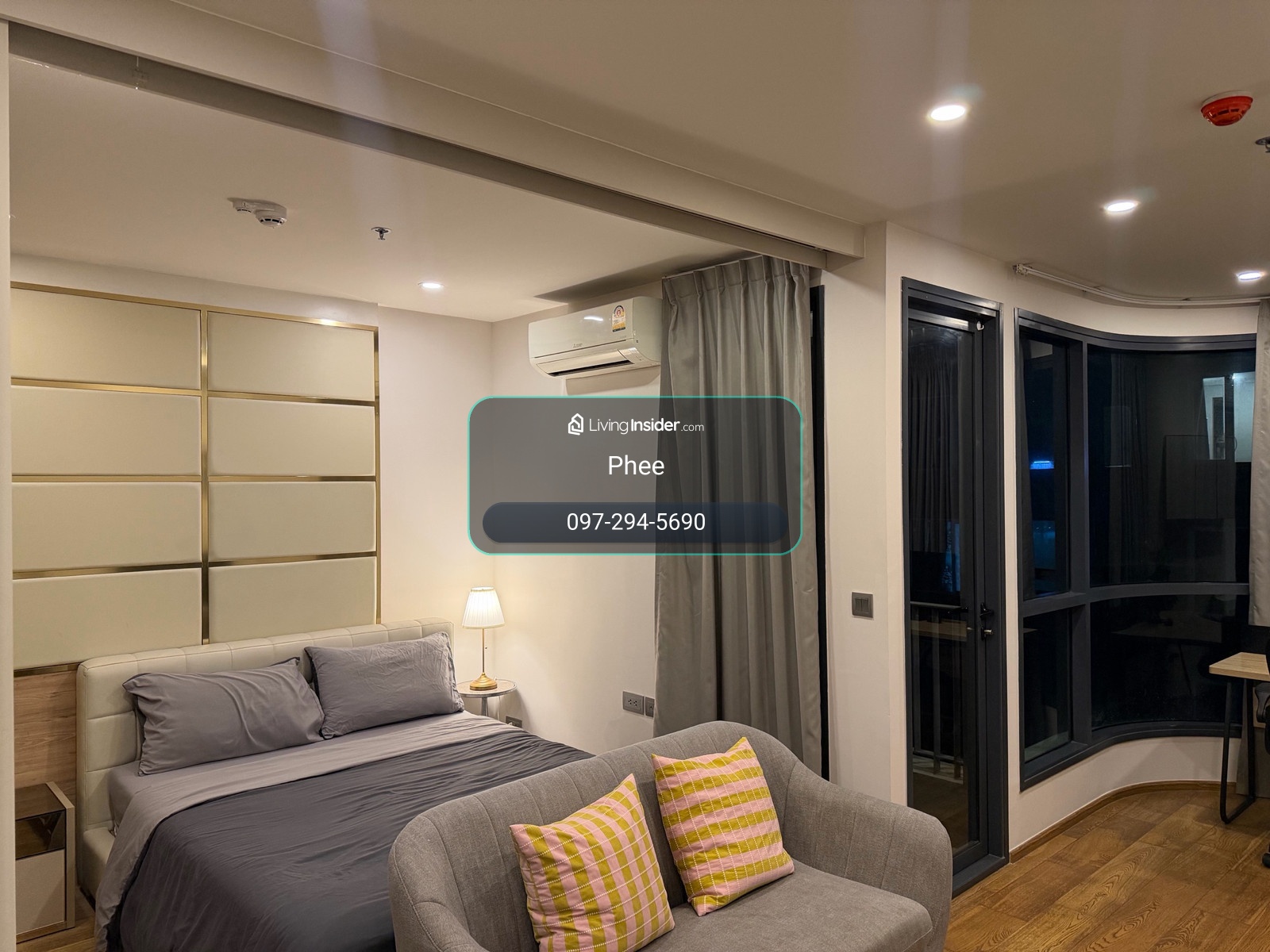 Q Chidlom Phetchaburi  1 Bedroom 1 Bathroom  35 SQM Rent 39000 THB 1 Month minimum  Bill included + Monitor Screen provided  – รูปที่ 3