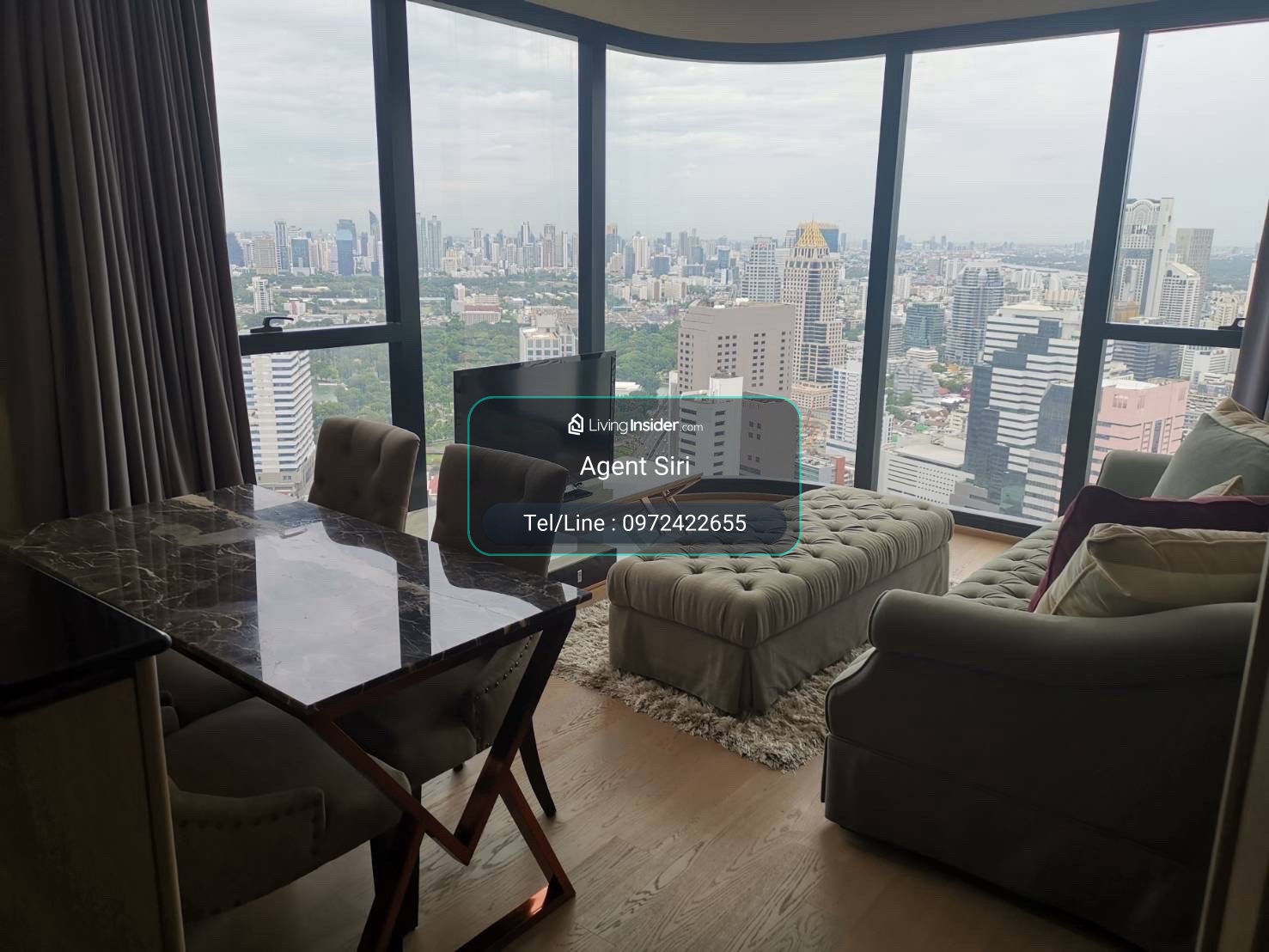 🔥For Rent🔥2b1b  🚩Ashton Chula - Silom ✅Pls Call ✅+66972422655 – รูปที่ 2