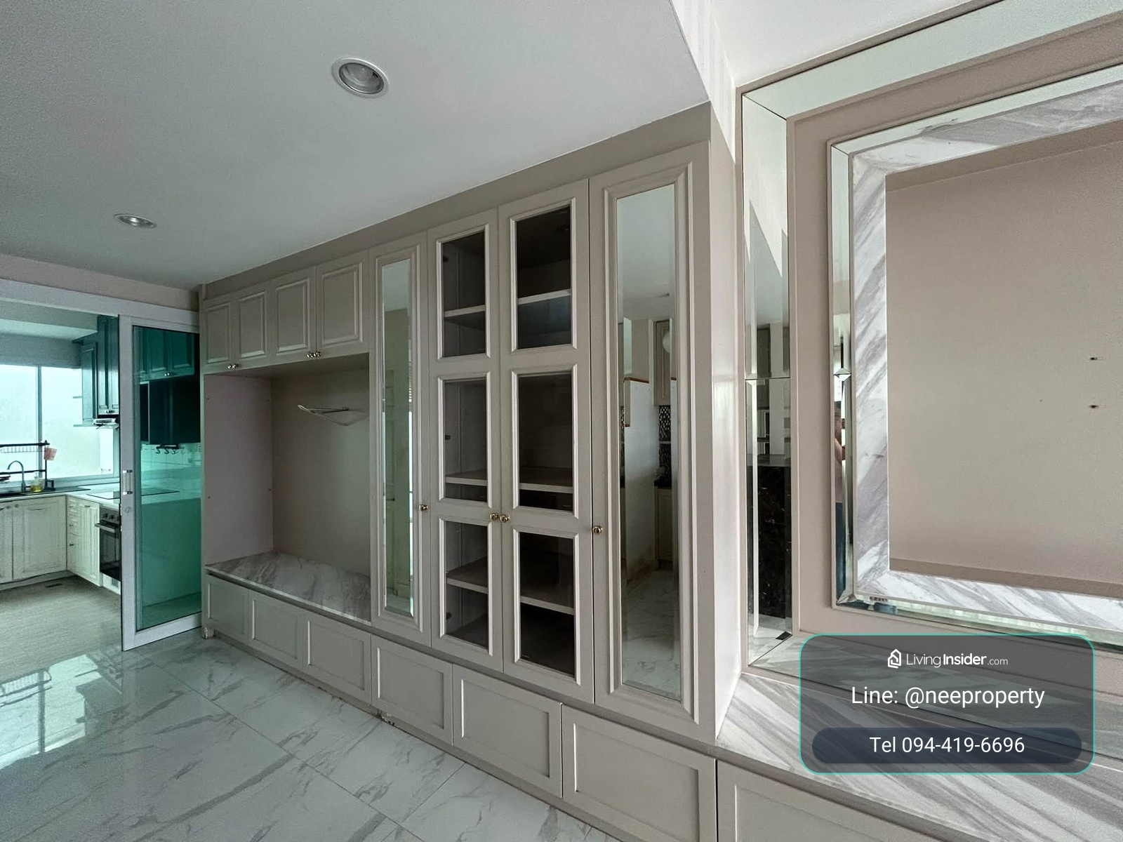For rent, 3-story townhouse, Suthisan – Soi 20 June, beautiful house. Fully built-in furniture Ready to move in – รูปที่ 2