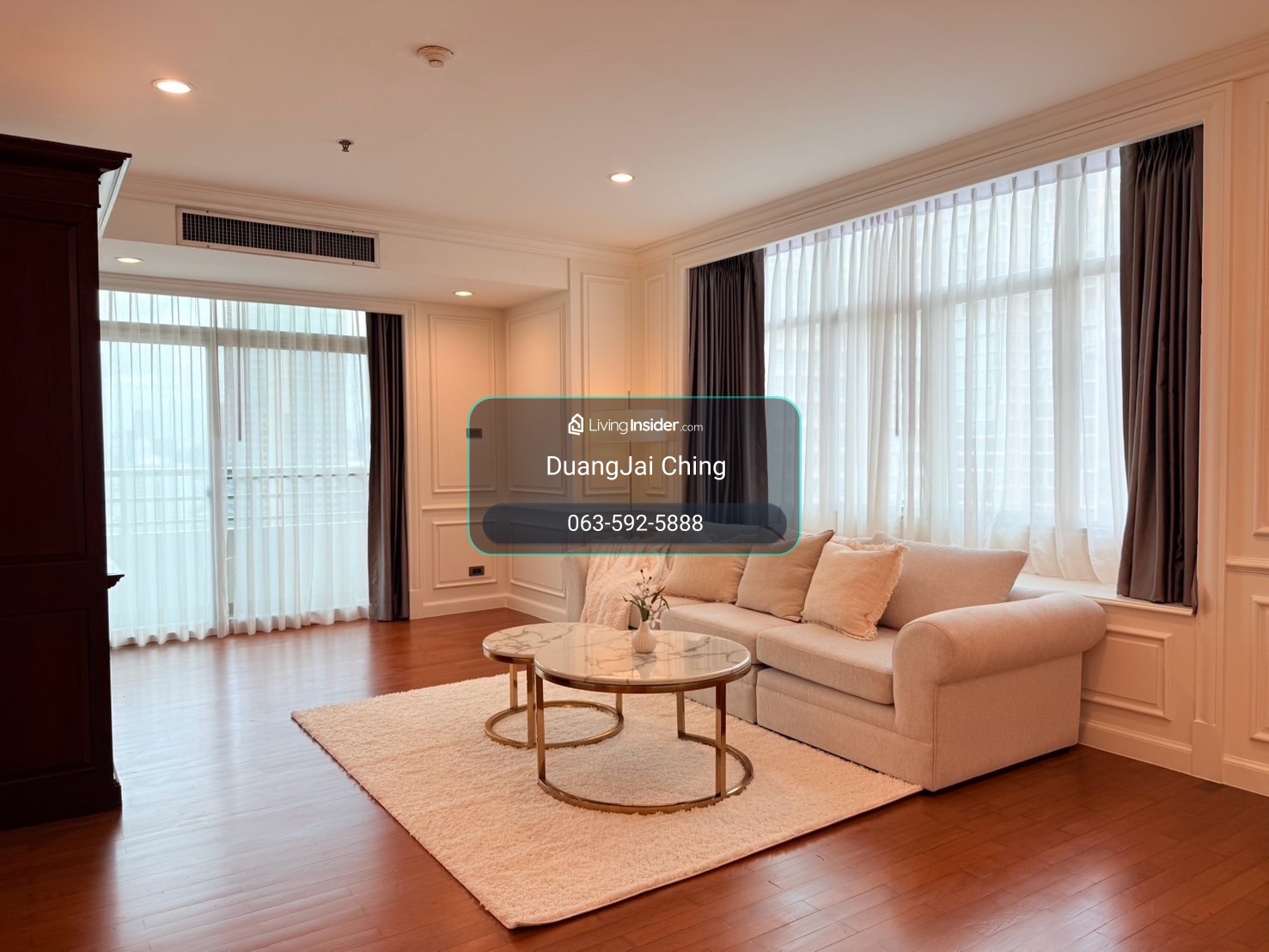 Grand Langsuan 180 SQ.M. | 3 Bedrooms | 2 Bathrooms | 2 Parking Spaces Rental: THB 120,000/month  Call :0635925888 – รูปที่ 4