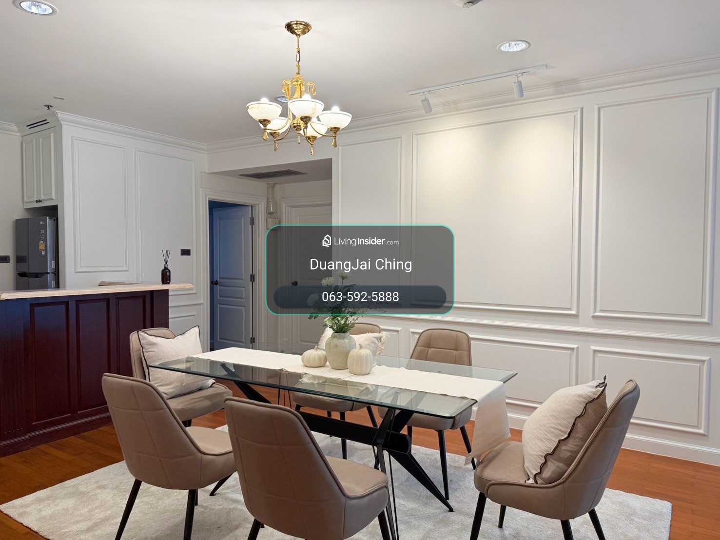 Grand Langsuan 180 SQ.M. | 3 Bedrooms | 2 Bathrooms | 2 Parking Spaces Rental: THB 120,000/month  Call :0635925888 – รูปที่ 2