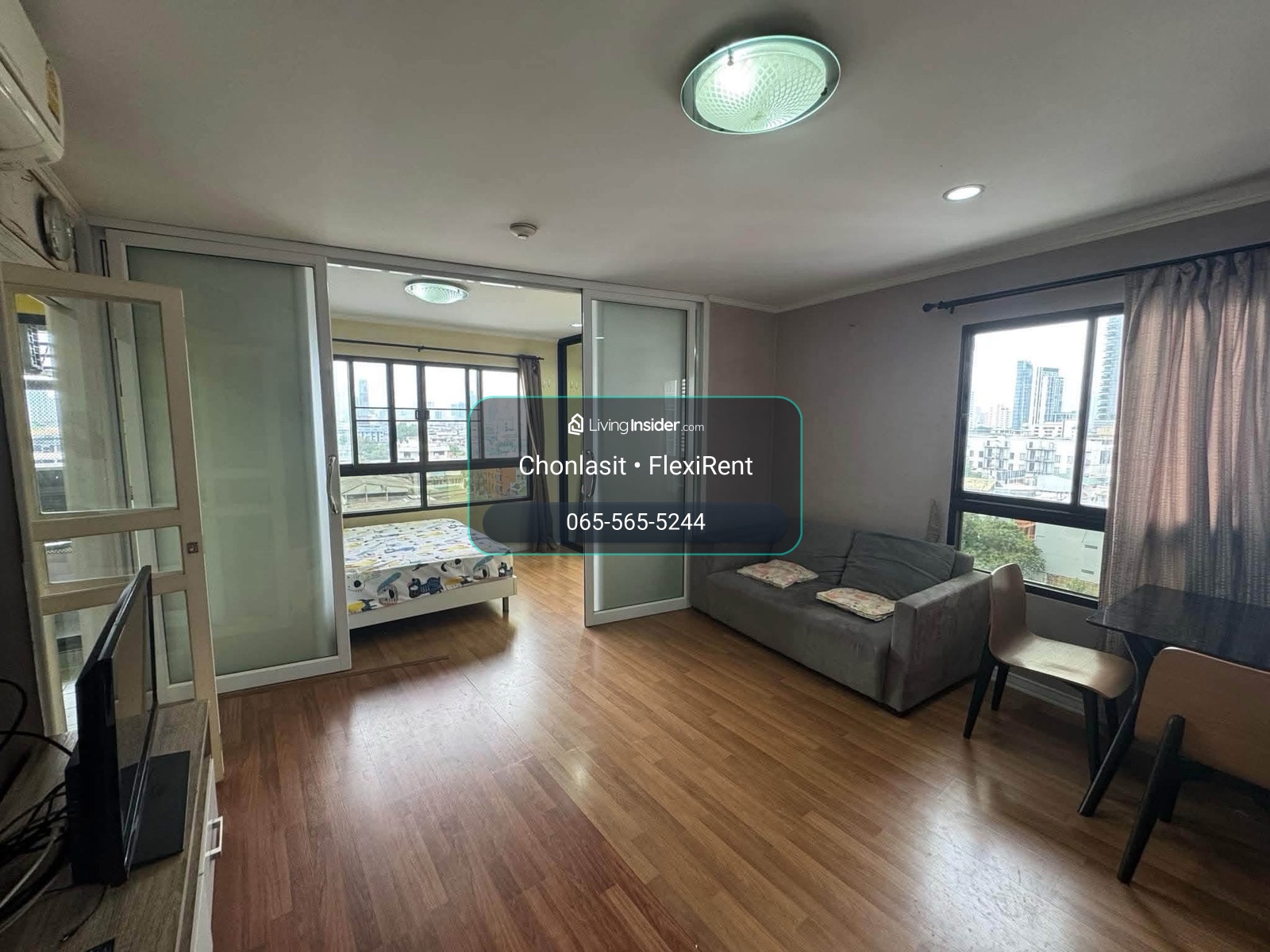 🏡 FOR RENT | LUMPINI PLACE NARATHIWAT 24 ✨ ห้องมุม ชั้นบนสุด | เป็นส่วนตัว ไม่แชร์ผนังกับห้องอื่น – รูปที่ 4