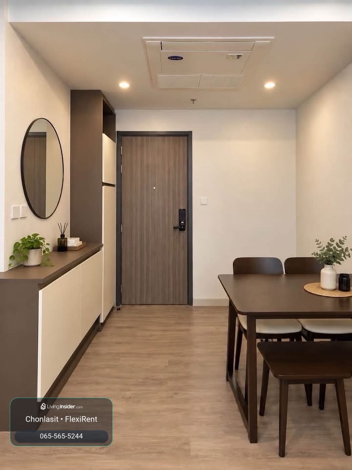 🏡 FOR RENT | Supalai Premier Samsen - Ratchawat ✨ 49 sq m. | Closed kitchen + balcony | 9th floor, south facing, good wind all day | Custom-Made furniture – รูปที่ 2