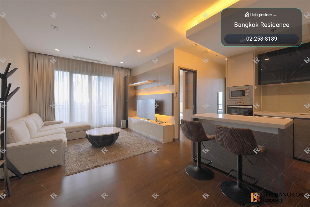 🔥Ivy Ampio | 2 Bedroom 80 ตร.ม. ปล่อยเช่าเพียง 47,000 บาท ห้องสวย ชั้นสูง วิวสถานฑูต ราคาดี ทำเลดี ใกล้ MRT 200 เมตร - By Loft 0842824246 – รูปที่ 2