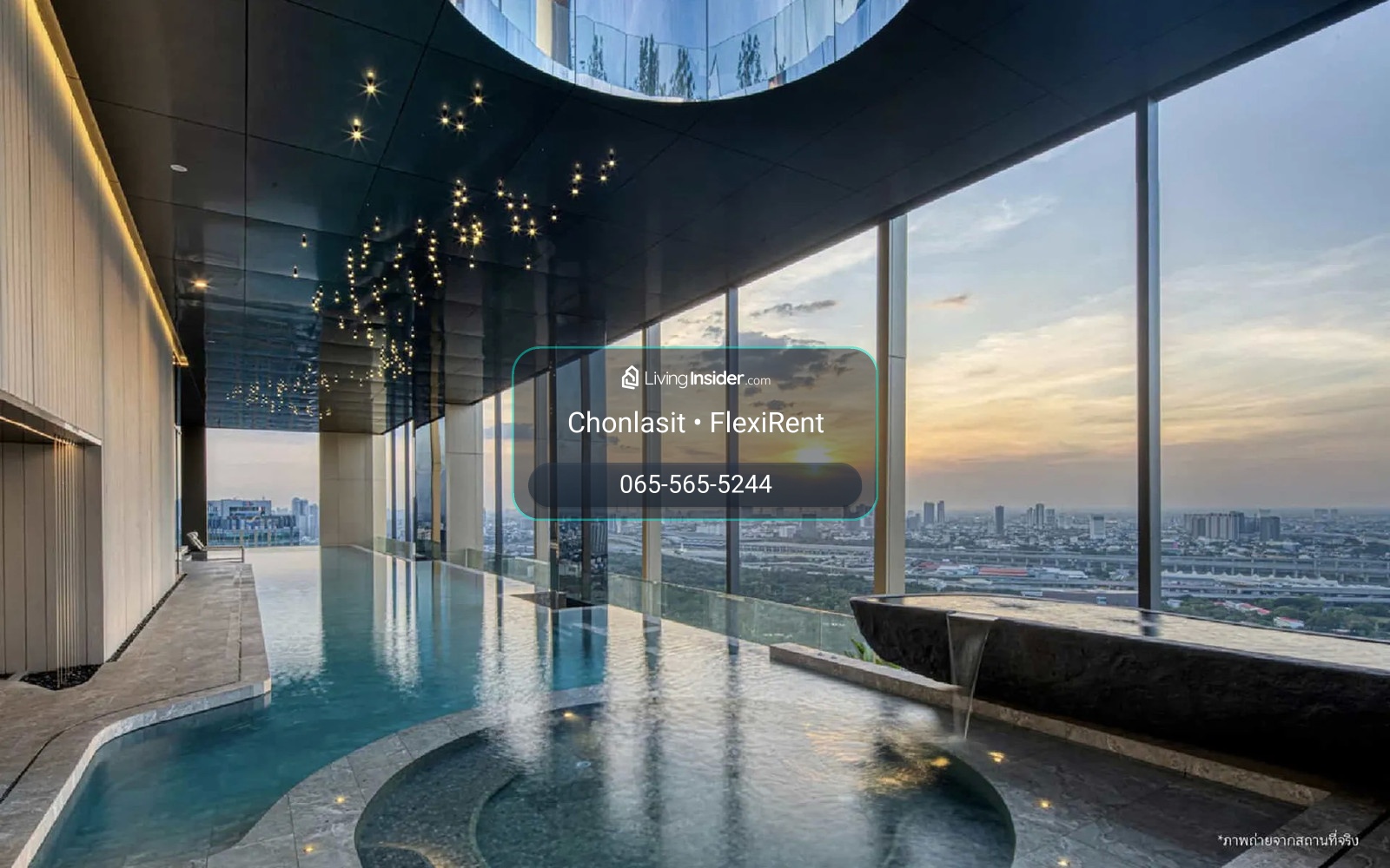 🌿 ให้เช่า The Crest Park Residences 1 ห้องนอน | 35.69 ตร.ม. ✨ ห้องแต่งครบ | พร้อมอยู่ทันที | ระเบียงวิวสวน – รูปที่ 3