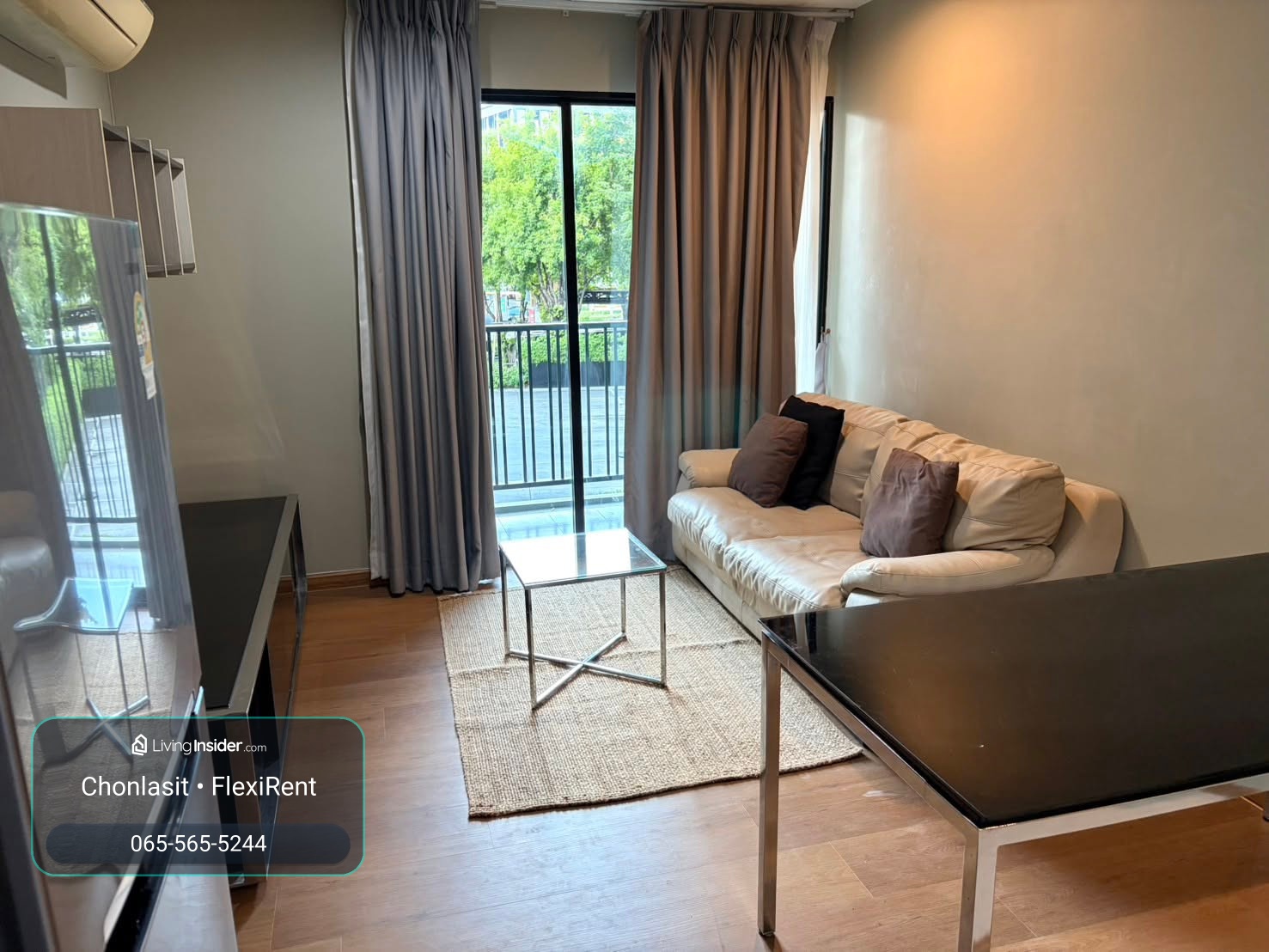 🏡 ให้เช่า The Base Park West T77 อ่อนนุช ✨ ห้องทำใหม่ | ห้องมุม | ตกแต่งพร้อมอยู่ 2 ห้องนอน | 2 ห้องน้ำ | 53.5 ตร.ม. 🏢 ห้องมุม | ชั้น 2 | พร้อมเข้าอยู่ – รูปที่ 2