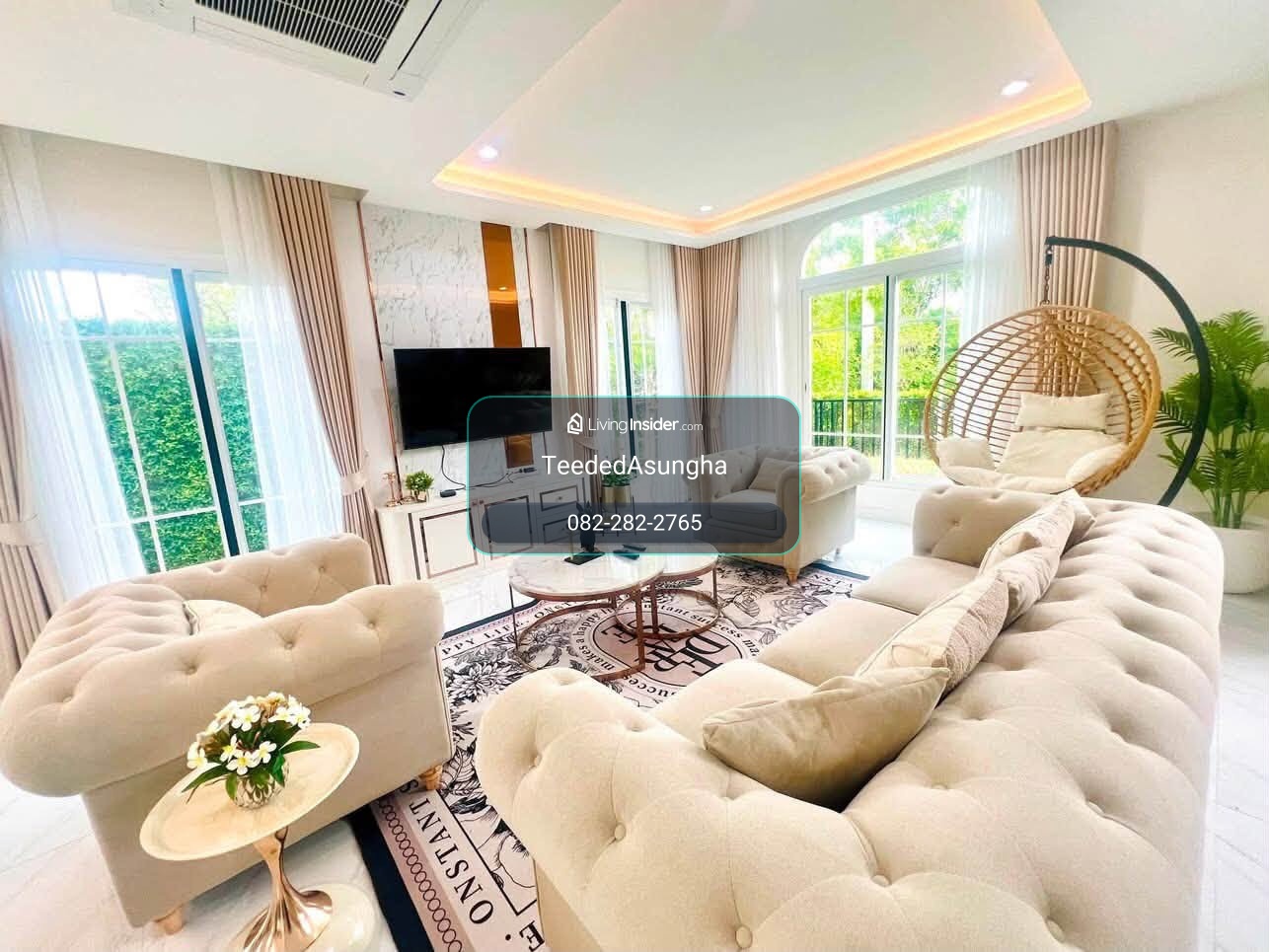 For rent/sale, corner house, 74 sq m, 4 bedrooms, 5 bathrooms, 3 parking spaces, 2-story detached house, Grandio Bangna Km 5. – รูปที่ 4
