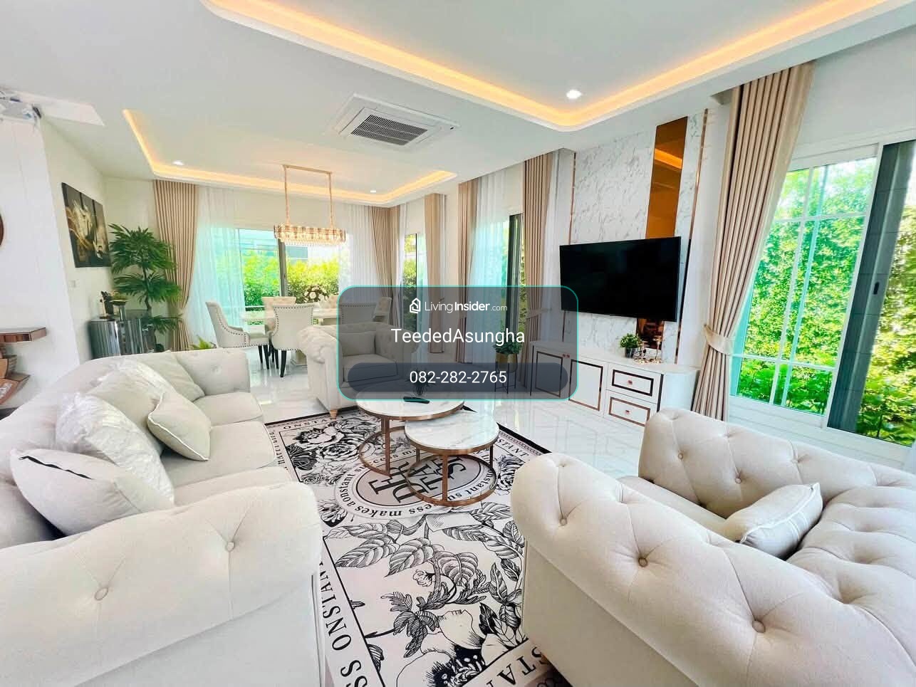 For rent/sale, corner house, 74 sq m, 4 bedrooms, 5 bathrooms, 3 parking spaces, 2-story detached house, Grandio Bangna Km 5. – รูปที่ 3