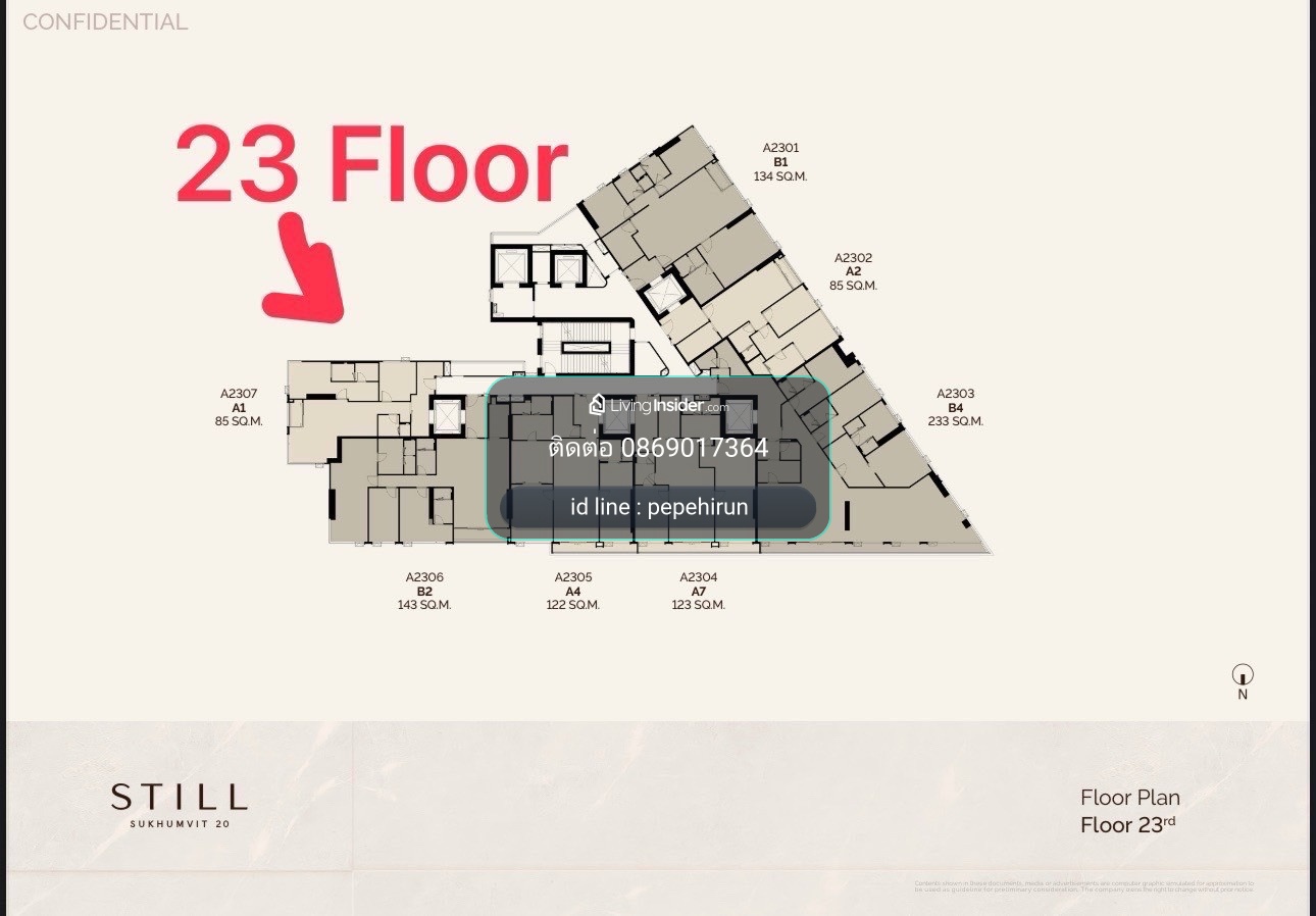 Hot Deal🔥Still Sukhumvit 20 Ultra Luxury 2 Bedroom 34.16 mb Tel.0869017364 id line : @198dtnoo – รูปที่ 3