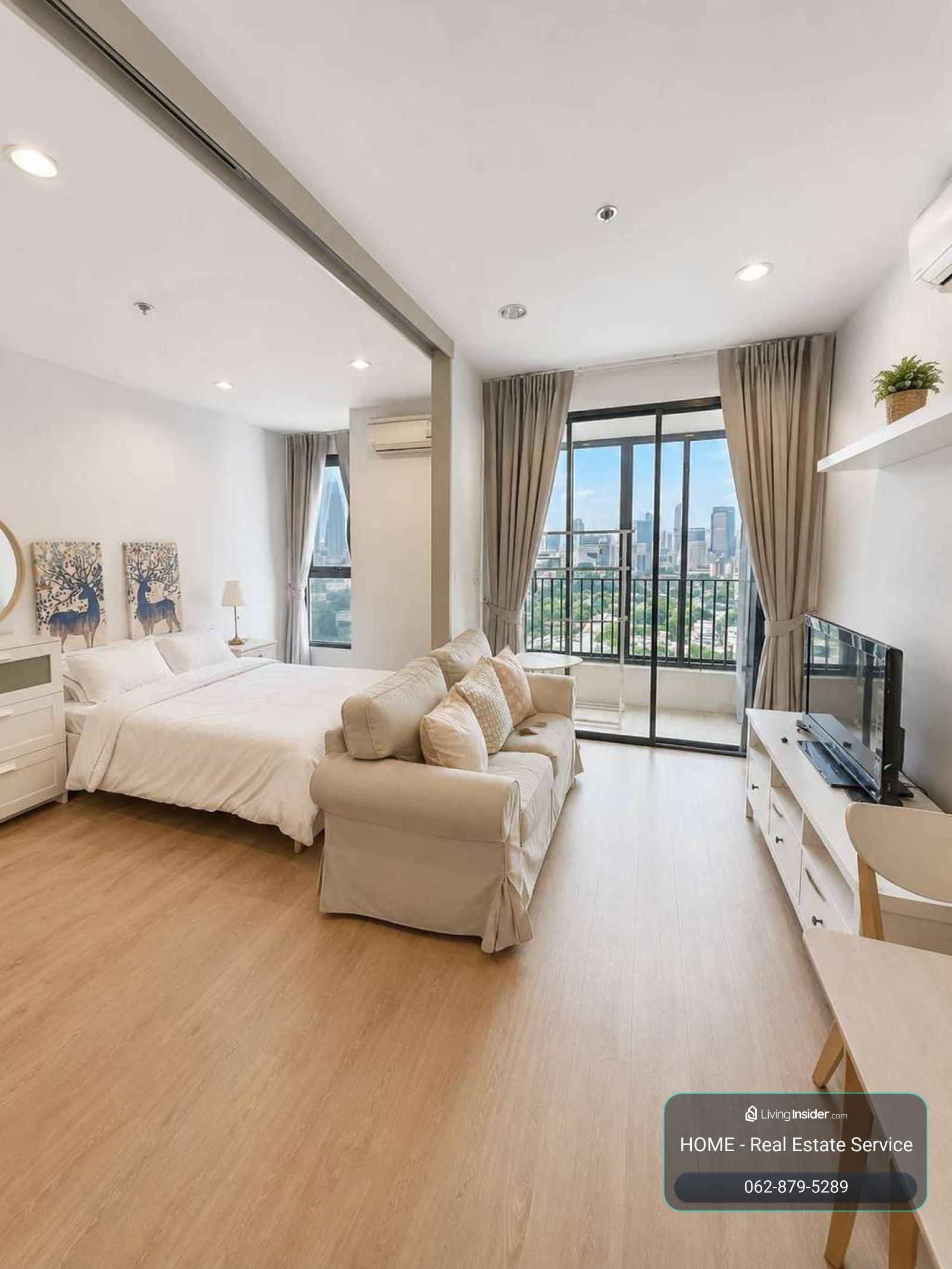 Ideo Q Ratchathewi / 1 Bedroom (FOR RENT), ไอดิโอ คิว ราชเทวี / 1 ห้องนอน (ให้เช่า) LPIN115 – รูปที่ 2