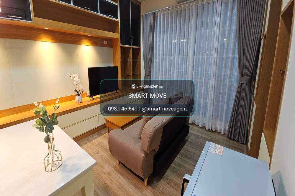 🔥เช่าด่วน !!🔥 Baan Klangkrung Siam - Pathumwan, 1 ห้องนอน, 1 ห้องน้ำ, ห้องไซส์ใหญ่ !! Code C20230107321 แต่งครบ, พร้อมเข้าอยู่ 📣📣  – รูปที่ 3