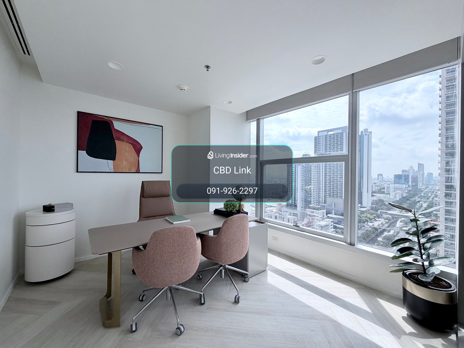 Grade A Office พร้อมเฟอร์, รวมค่าไฟและเน็ต, มี Sky walk จาก BTS ช่องนนทรี – รูปที่ 2