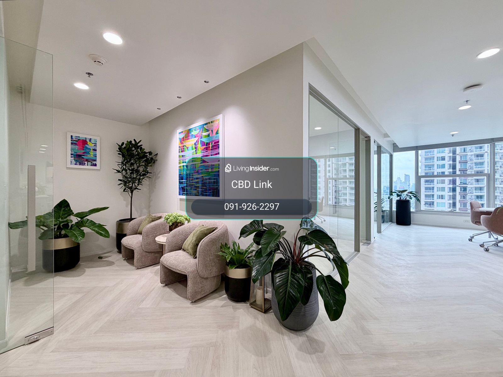 Grade A Office พร้อมเฟอร์, รวมค่าไฟและเน็ต, มี Sky walk จาก BTS ช่องนนทรี – รูปที่ 4