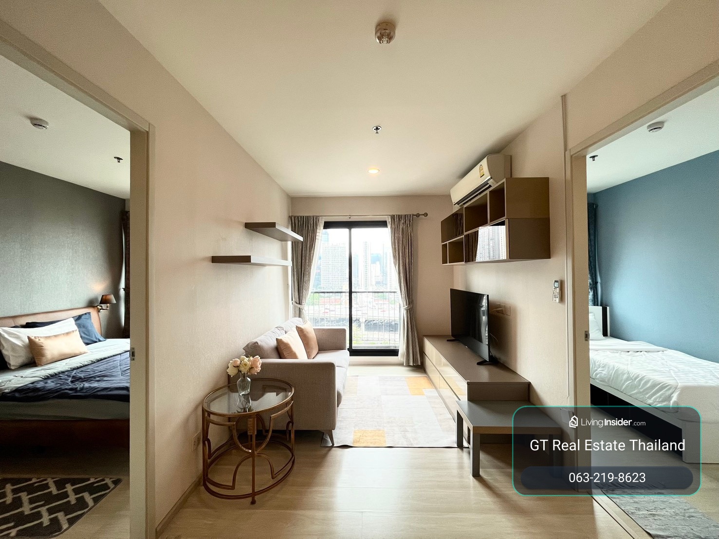 Life Asoke, convenient travel, beautiful room, fully furnished, ready to move in. – รูปที่ 4