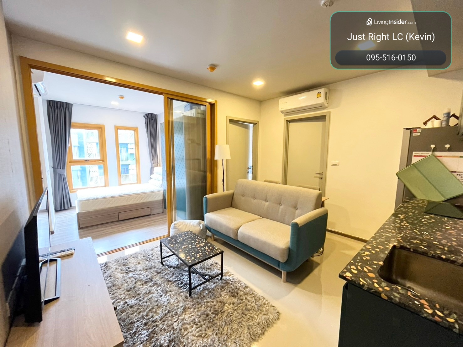 ให้เช่า The Base Sukhumvit 50 1+1 ห้องนอน 1 ห้องน้ำ 35 ตร.ม. ชั้น x ตกแต่งครบ เครื่องใช้ไฟฟ้าครบ วิวสระ ราคาเช่าพิเศษจาก 20,000 เหลือเพียง 18,000 บาท/เดือน สัญญา 1 ปีเท่านั้น – รูปที่ 2