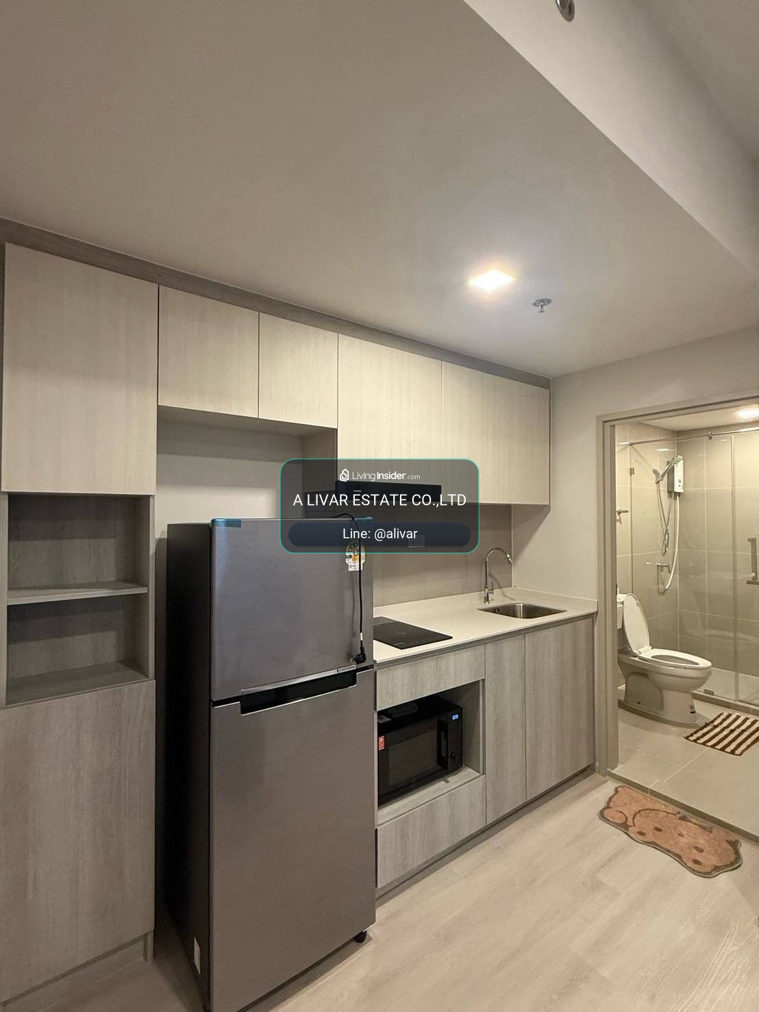 RC091426 Condo 1 bed for rent at COBE Ratchada-Rama 9 ใกล้ MRT ศูนย์วัฒนธรรมฯ – รูปที่ 3
