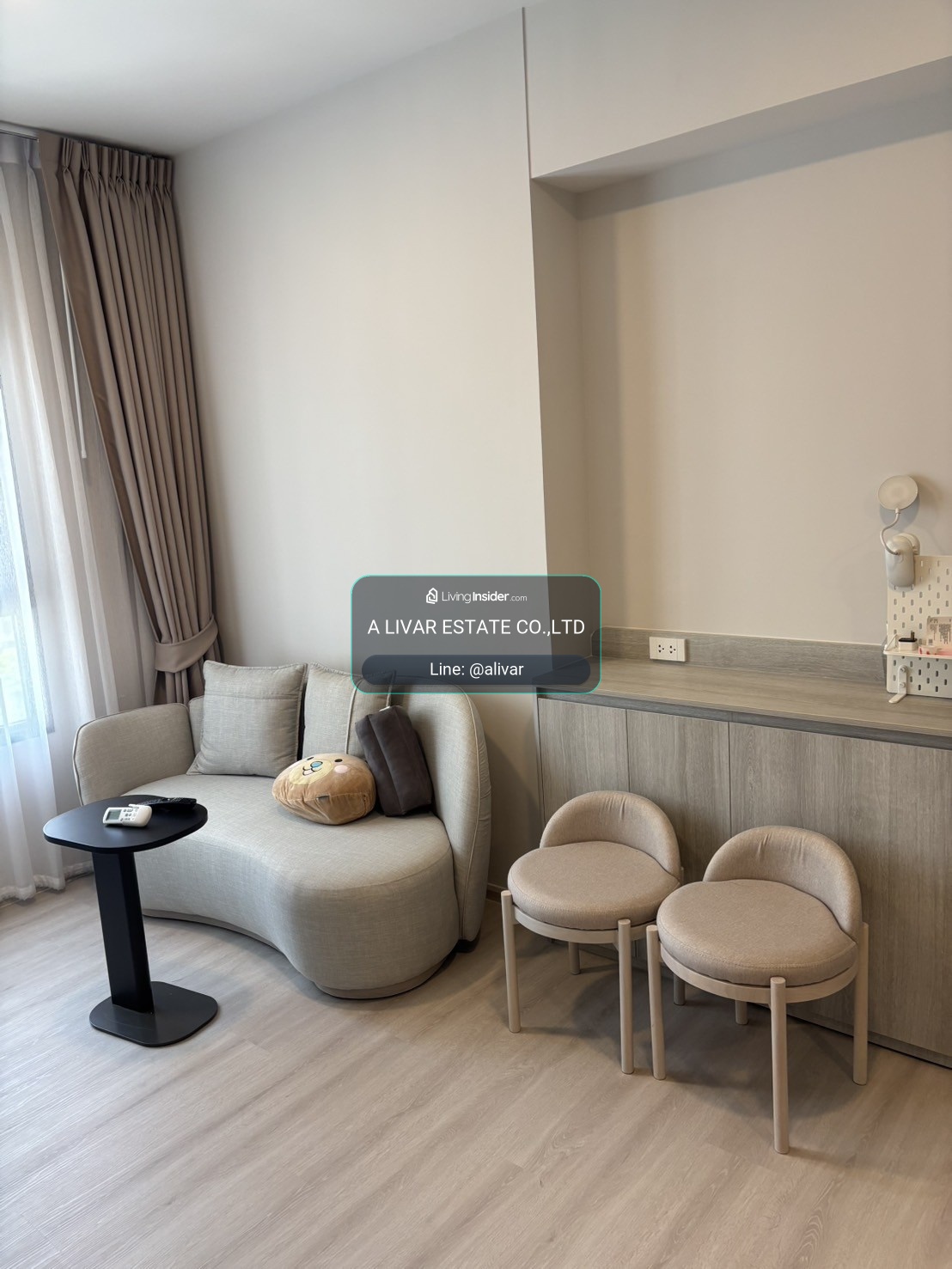 RC091426 Condo 1 bed for rent at COBE Ratchada-Rama 9 ใกล้ MRT ศูนย์วัฒนธรรมฯ – รูปที่ 2