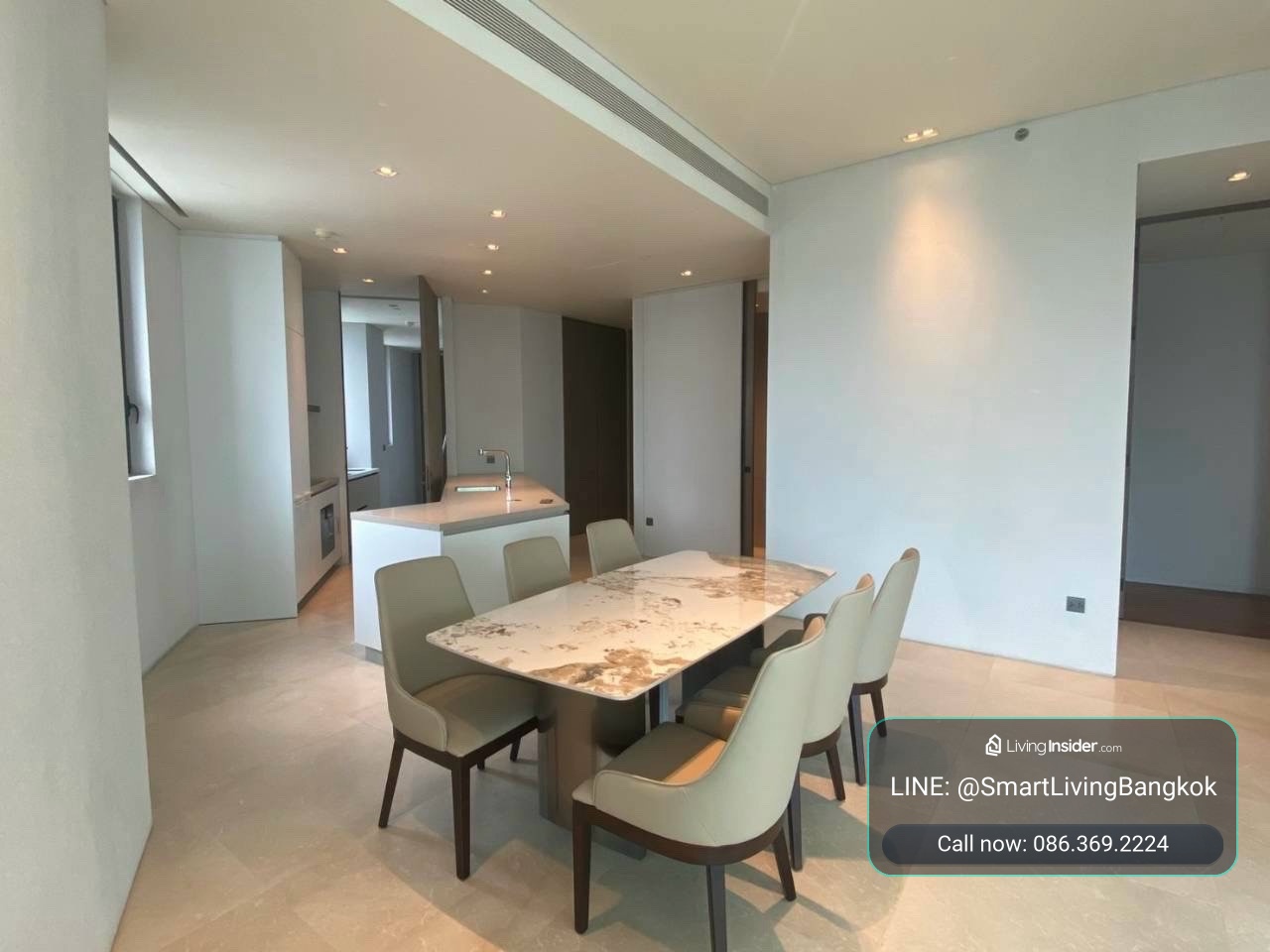 ให้เช่าคอนโดหรูริมแม่น้ำเจ้าพระยา Banyan Tree Residences Riverside Bangkok 2 ห้องนอน 160 ตร.ม. วิวแม่น้ำพาโนรามา ใกล้ ICONSIAM   – รูปที่ 4