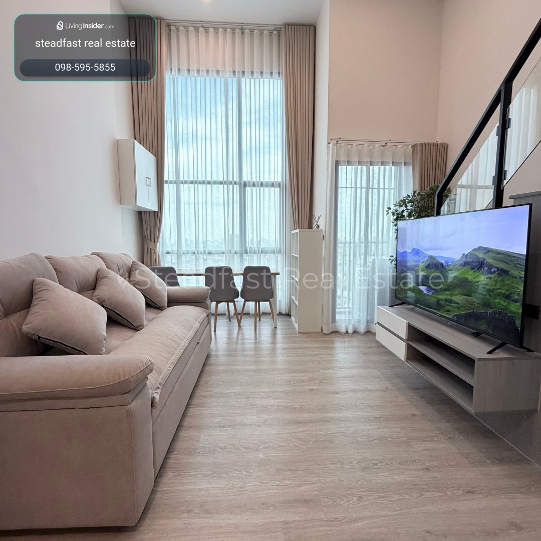 🏙️ ห้อง Duplex ตกแต่งใหม่ Origin Plug & Play Sirindhorn Station MRT สิรินธร 🌟Line @steadfastre – รูปที่ 2