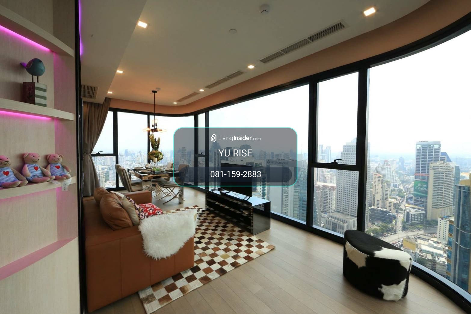 ให้เช่าคอนโดหรู แอชตัน อโศก 3 ห้องนอน 3 ห้องน้ำ 100 ตร.ม. แต่งครบพร้อมอยู่ ติด Terminal 21 และ MRT สุขุมวิท – รูปที่ 2
