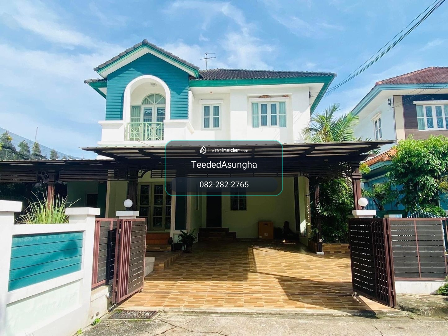 Corner house, 79 sq m, 4 bedrooms, 3 bathrooms, 2-story detached house, Wararom Suwinthawong, Khu Khwang, Rat Uthit 16 – รูปที่ 2