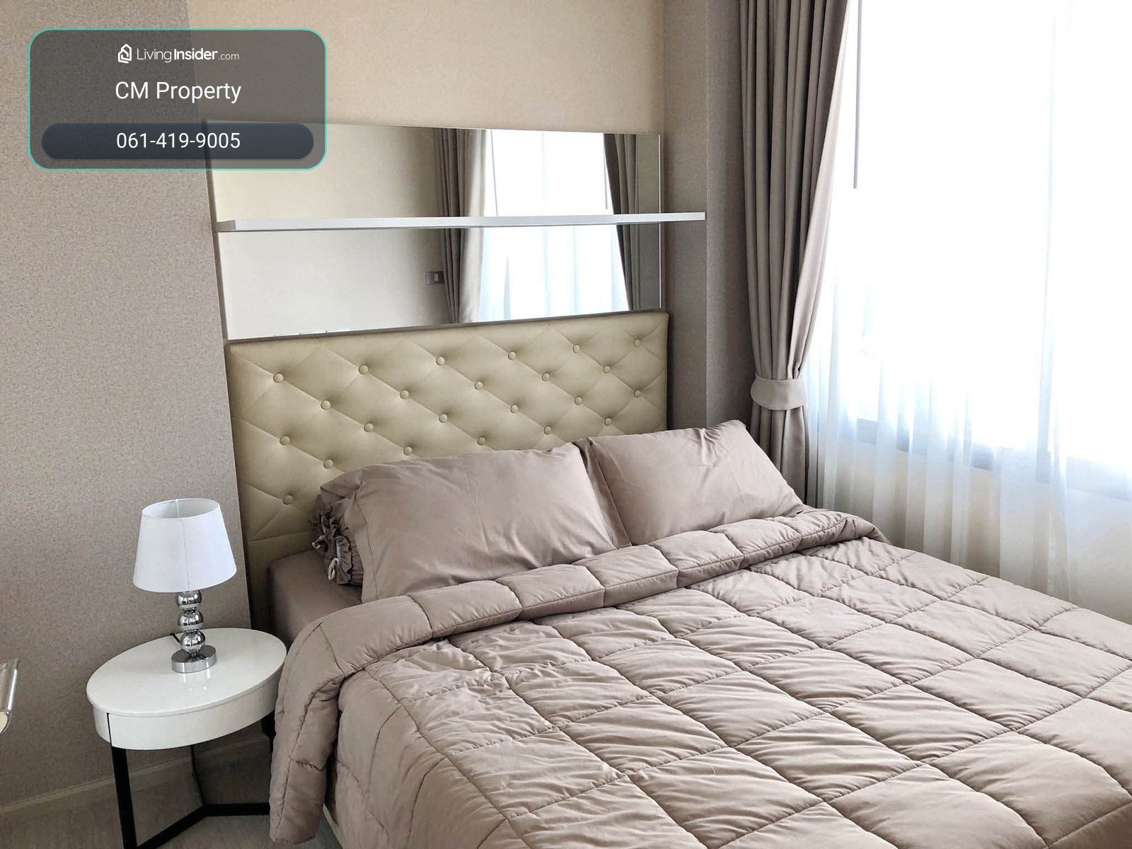 High floor city view | Room ready to move in, near MRT Rama 9 – รูปที่ 4