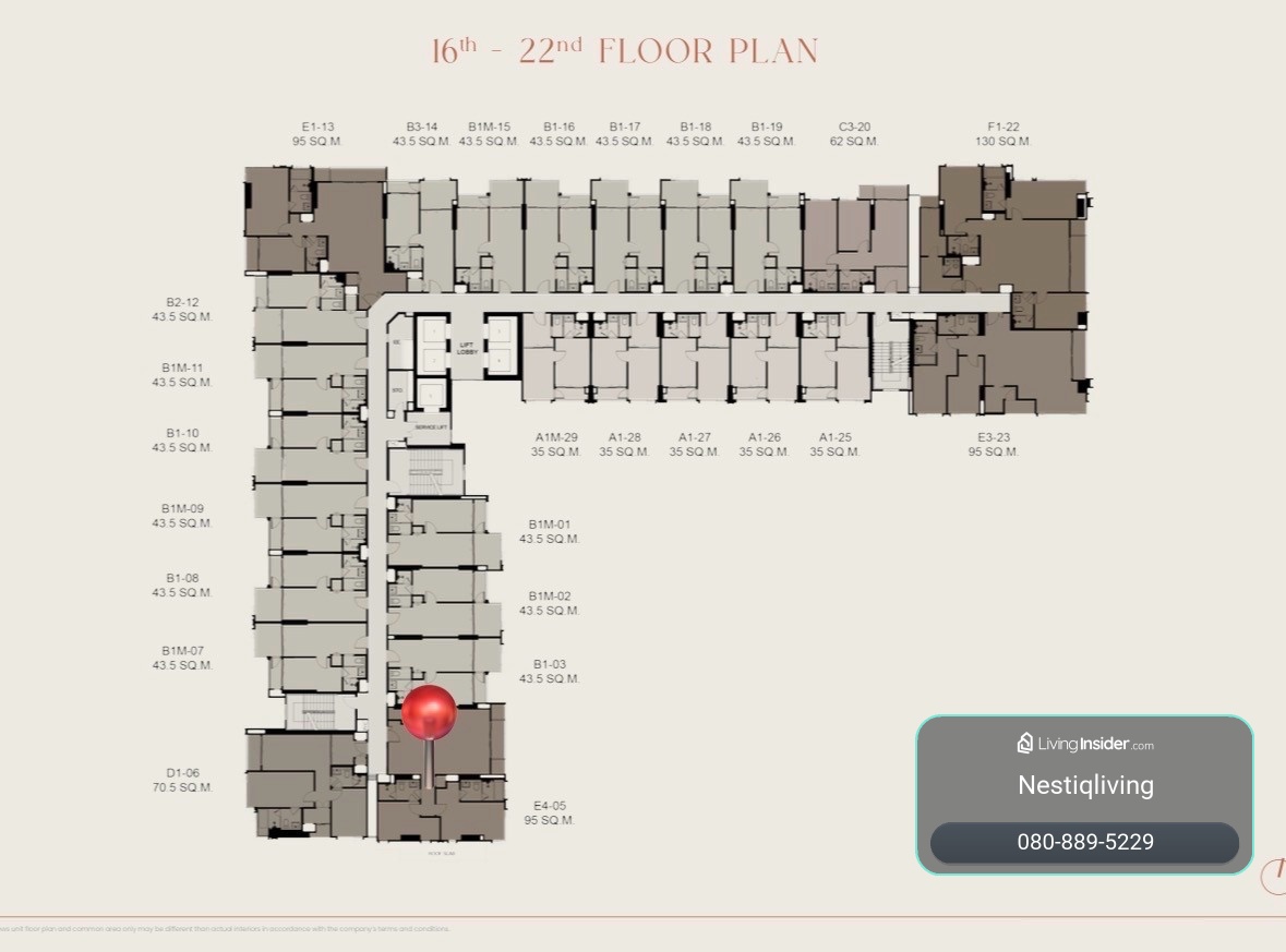 ‼️Urgent ‼️ FQ/TQ rare item unit 2 Bedroom 2 bathroom High Floor 17,700,000 (ขายเท่าทุน)  – รูปที่ 2