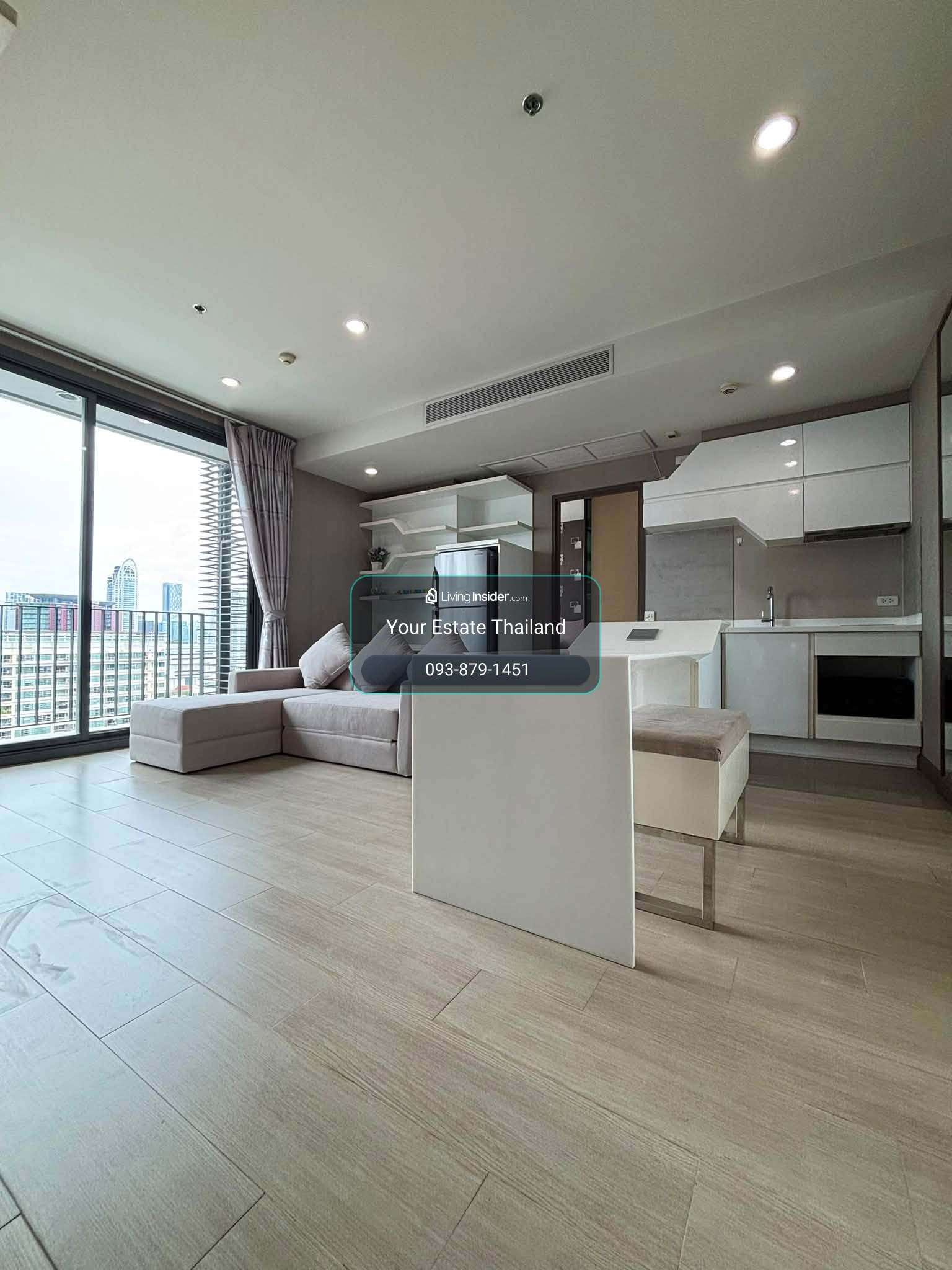 Pyne by Sansiri คอนโด  ห้องมุมบิวท์อินแต่งสวย ว่างพร้อมให้เช่า – รูปที่ 4
