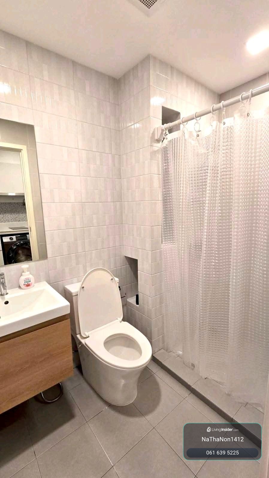 🏙️For rent, beautiful room, 5th floor, next to the garden and common area, fully furnished, electric, ready to move in, say hello 📱or Line : 0616395225 – รูปที่ 4