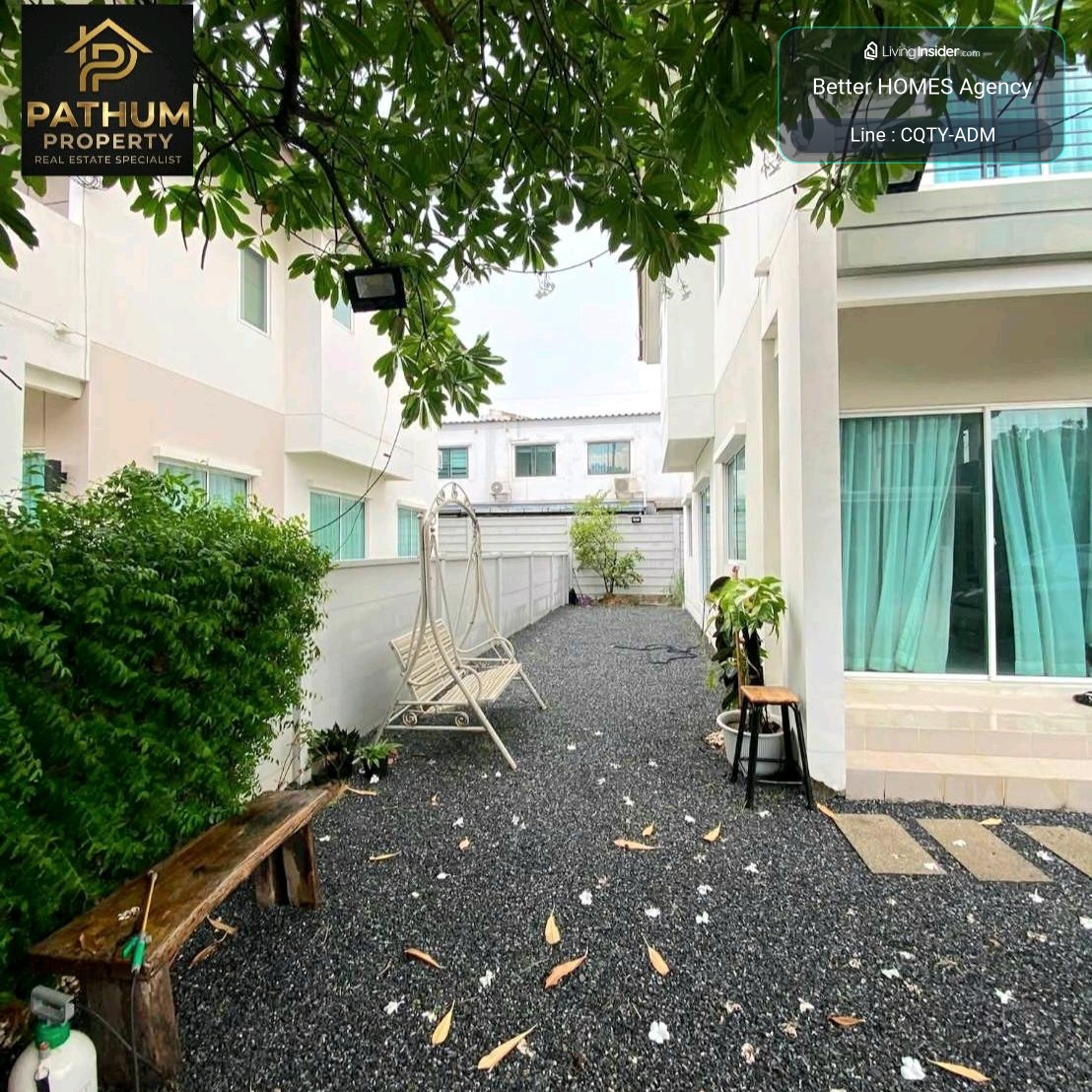 🎖บ้านเช่า🎖 บ้านเดี่ยว ใกล้ฟิวเจอร์รังสิต ม.กรุงเทพ แบบ 3 นอน 3 น้ำ พร้อมเฟอร์  – รูปที่ 4