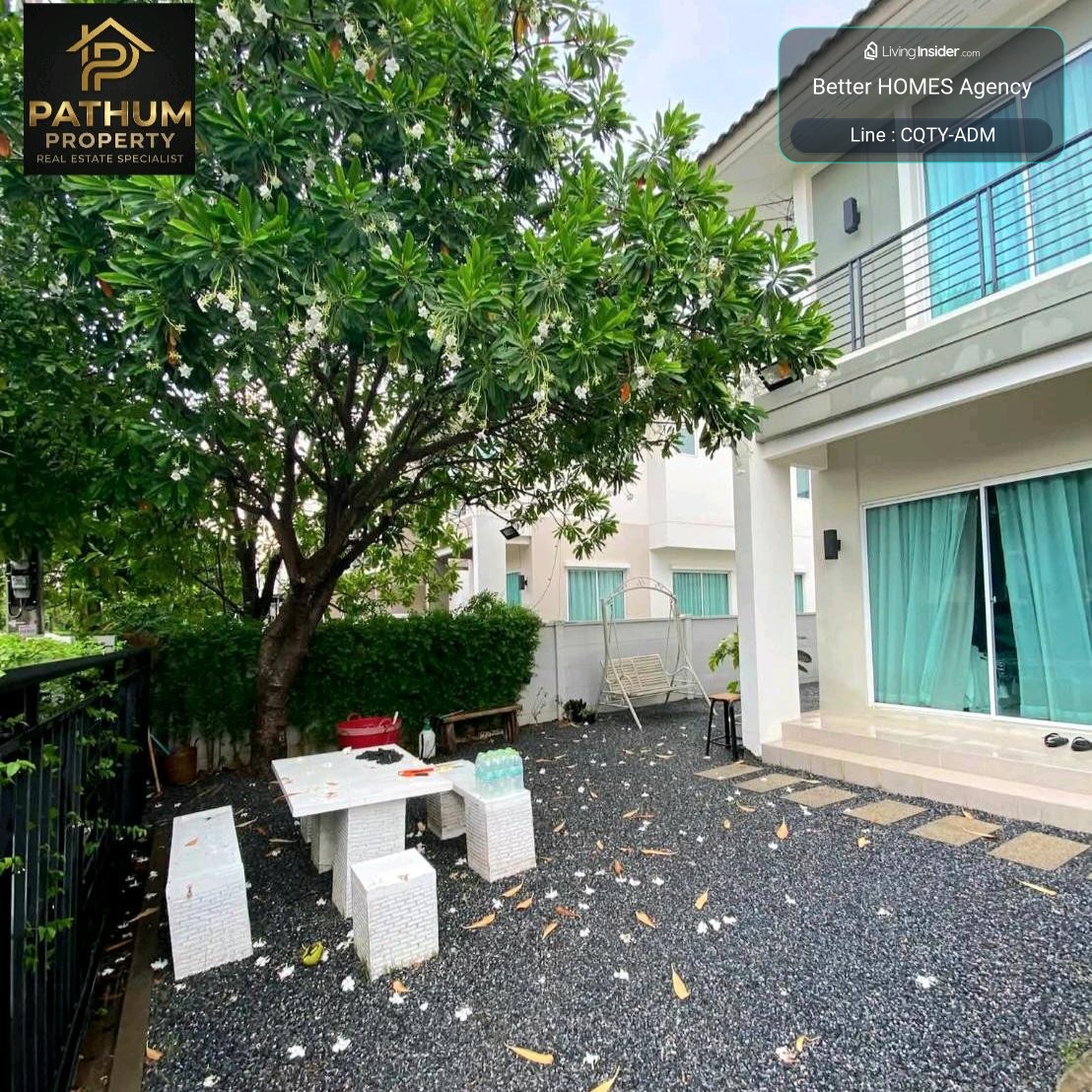 🎖บ้านเช่า🎖 บ้านเดี่ยว ใกล้ฟิวเจอร์รังสิต ม.กรุงเทพ แบบ 3 นอน 3 น้ำ พร้อมเฟอร์  – รูปที่ 3