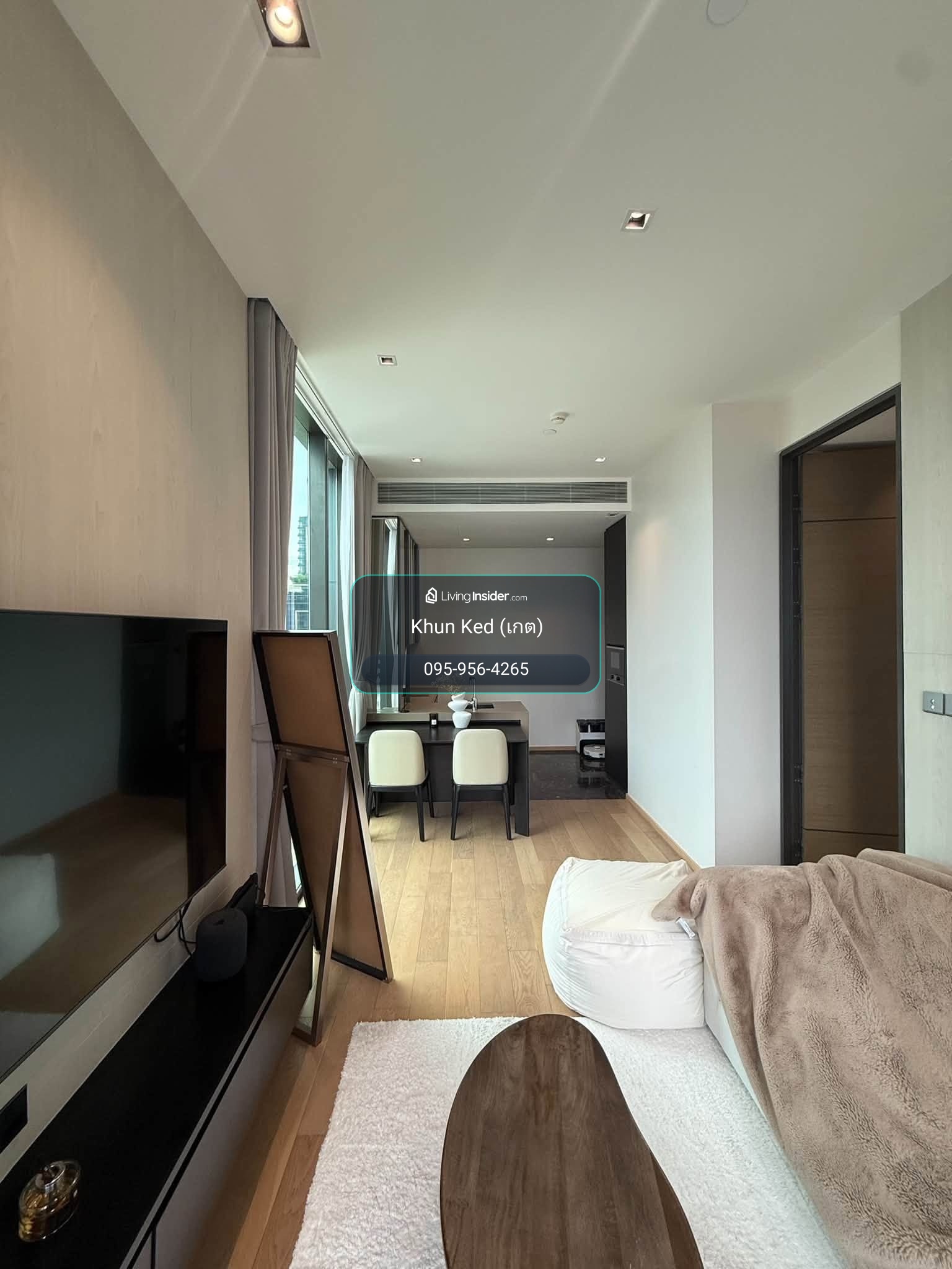 🟢 ให้เช่า 28 Childlom คอนโด Super Luxury ใจกลางเมืองจาก 1 นอน 50 ตร.ม. ห้องมุม เป็นส่วนตัว เฟอร์นิเจอร์เครื่องใช้ไฟฟ้าครบ พร้อมเข้าอยู่ ⎯ เดินทางสะดวก 🚆 ใกล้ BTS ชิดลม – รูปที่ 3