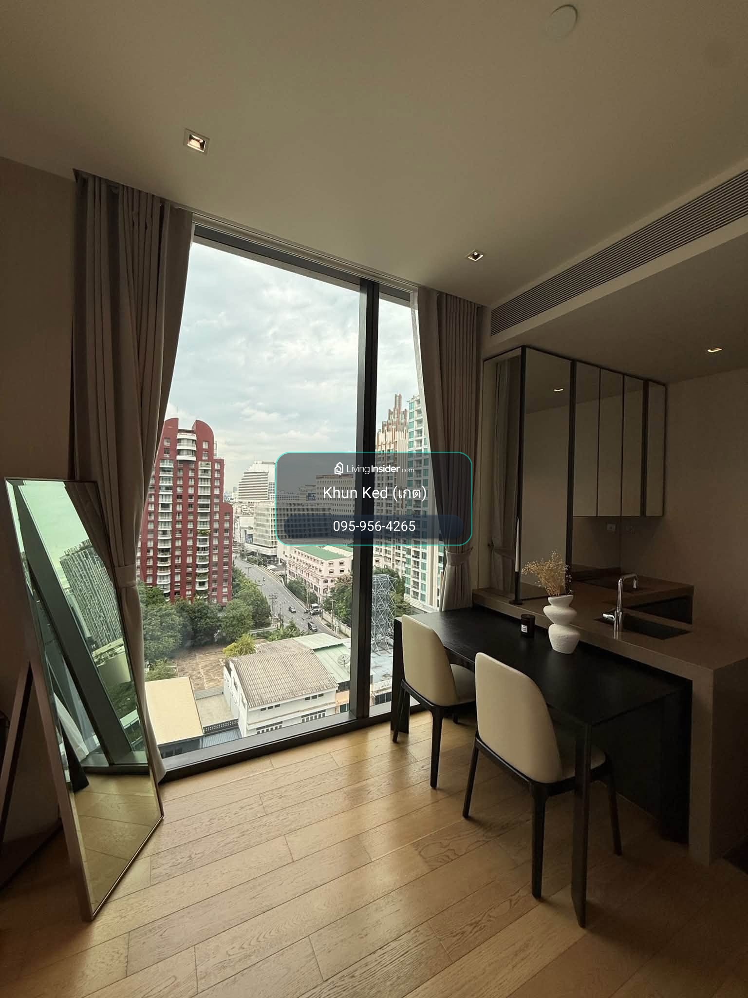 🟢 ให้เช่า 28 Childlom คอนโด Super Luxury ใจกลางเมืองจาก 1 นอน 50 ตร.ม. ห้องมุม เป็นส่วนตัว เฟอร์นิเจอร์เครื่องใช้ไฟฟ้าครบ พร้อมเข้าอยู่ ⎯ เดินทางสะดวก 🚆 ใกล้ BTS ชิดลม – รูปที่ 4