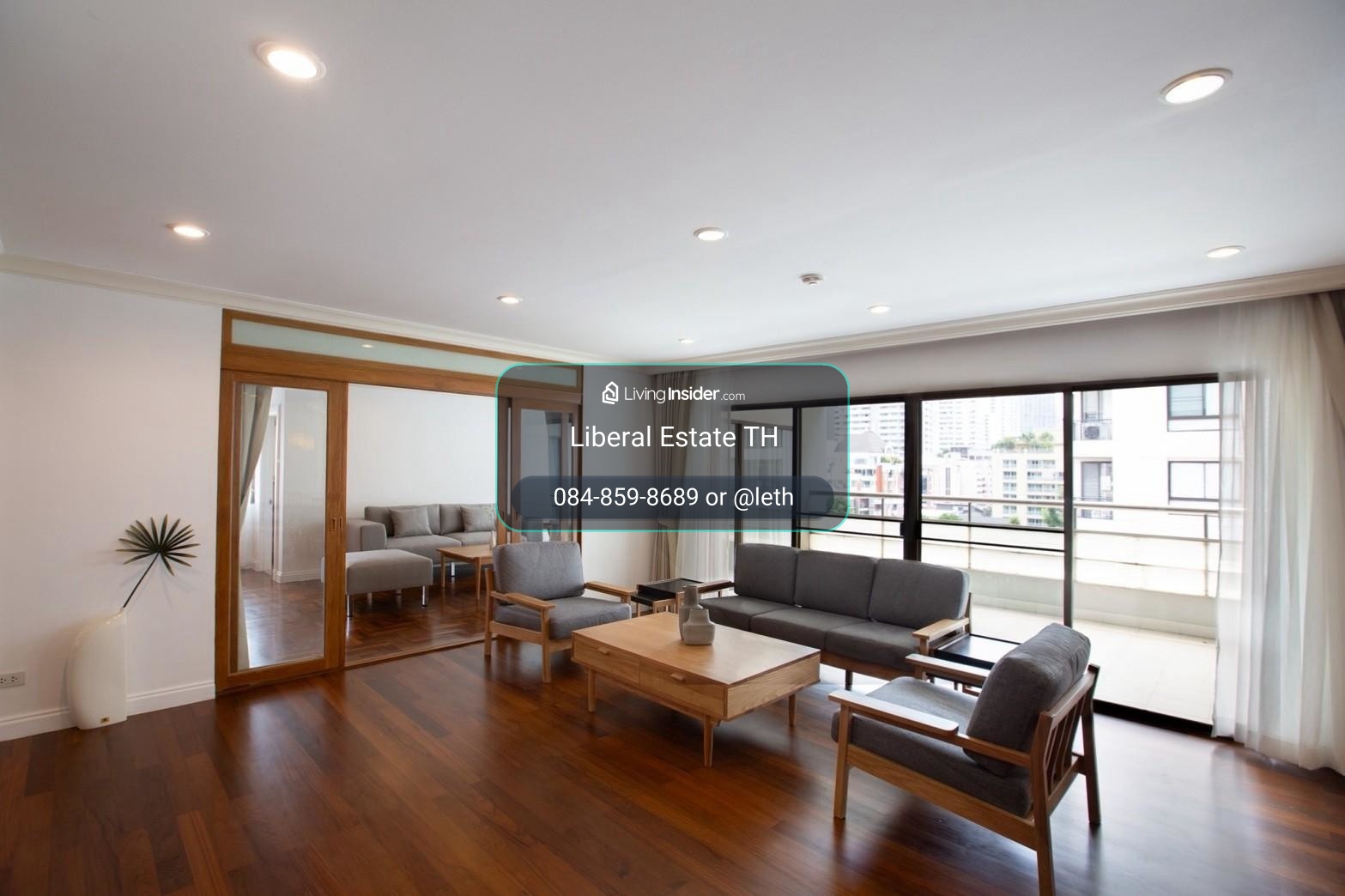 LTH16247 Pet-Friendly Large Duplex Apartment for Rent near BTS Phrom Phong | 378 Sq.m. | 3+1 Beds | 5 Baths | 180K/Month – รูปที่ 2