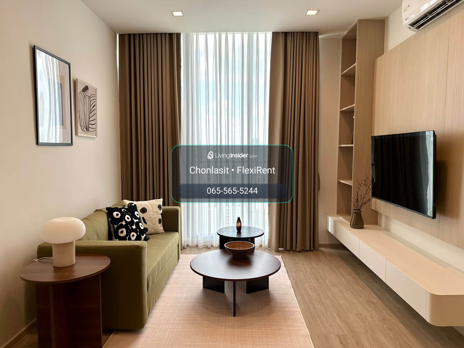✨ For rent Noble State Sukhumvit 39 🏙️ 2 bedrooms | 2 bathrooms | 60 sq m. 32nd floor | City view | Near BTS Phrom Phong – รูปที่ 3