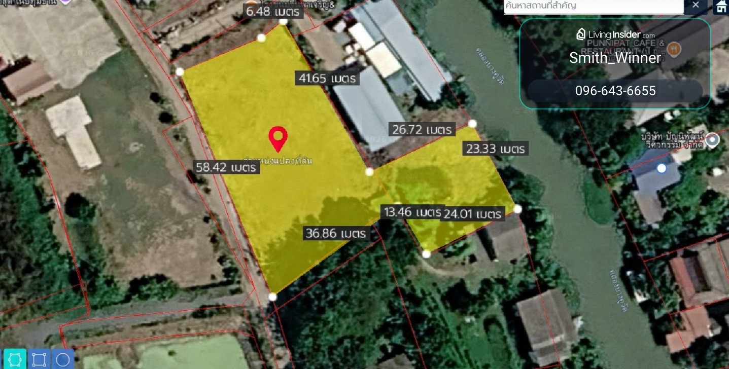 Very urgent sale! Land has been filled in Bang Khu Wat, Mueang Pathum Thani District.  Adjusted the selling price by more than 5 million baht! Best price in this location 📍 Bang Khu Wat - Bang Bua Thong 8 | Near Road 345, only 160 meters, cheap, great val – รูปที่ 2