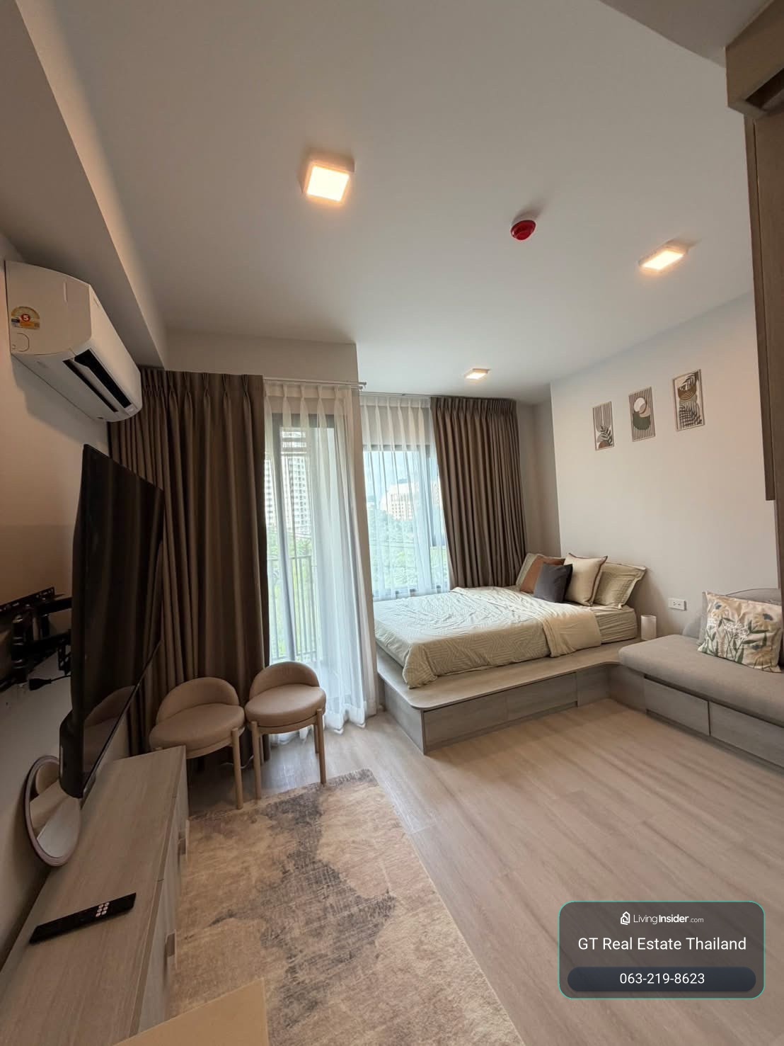 For Rent  COBE Ratchada - Rama 9 — Studio | MRT Thailand Cultural Centre | Fully Furnished GTN-0863 – รูปที่ 2