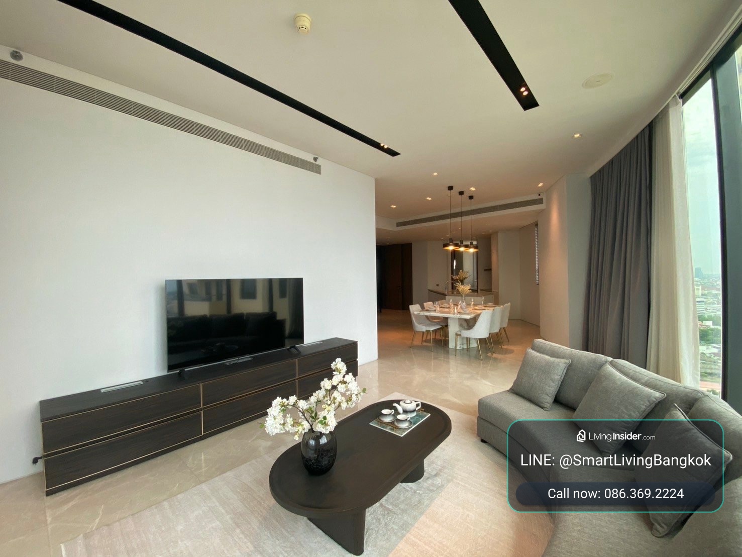 [LIVING INSIDER - THAI] ให้เช่าคอนโดหรูริมแม่น้ำเจ้าพระยา Banyan Tree Residences Riverside Bangkok 2 ห้องนอน 178 ตร.ม. วิวแม่น้ำพาโนรามา ใกล้ ICONSIAM  – รูปที่ 3